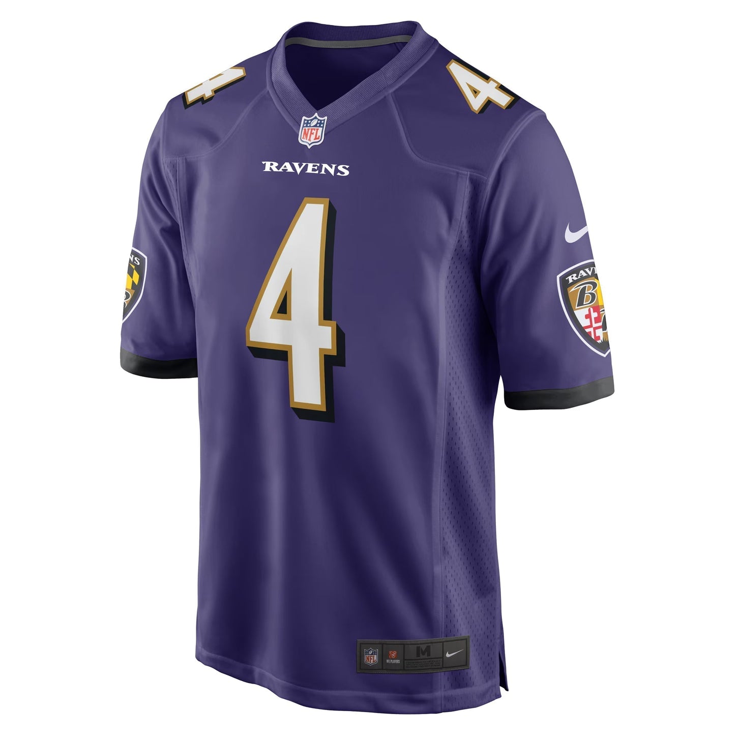 Baltimore Ravens Zay Flowers Purple Game Jersey football jersey product view 2