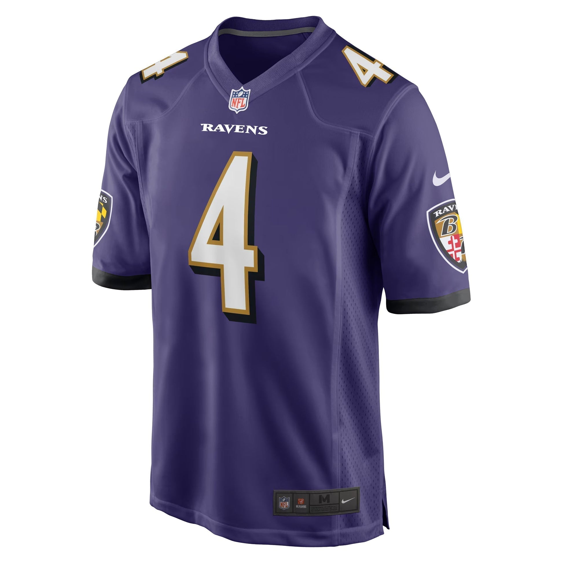 Baltimore Ravens Zay Flowers Purple Game Jersey football jersey product view 2