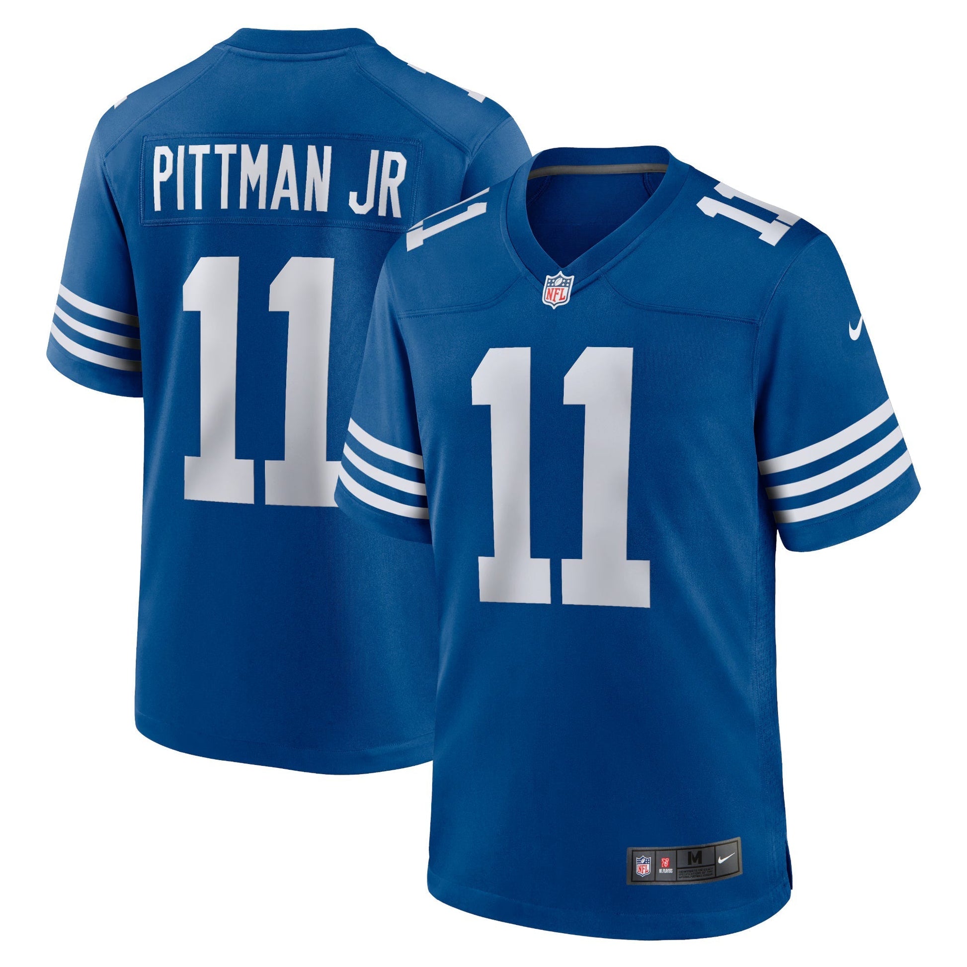 Indianapolis Colts Michael Pittman Jr. Royal Alternate Game Jersey football jersey product view 1