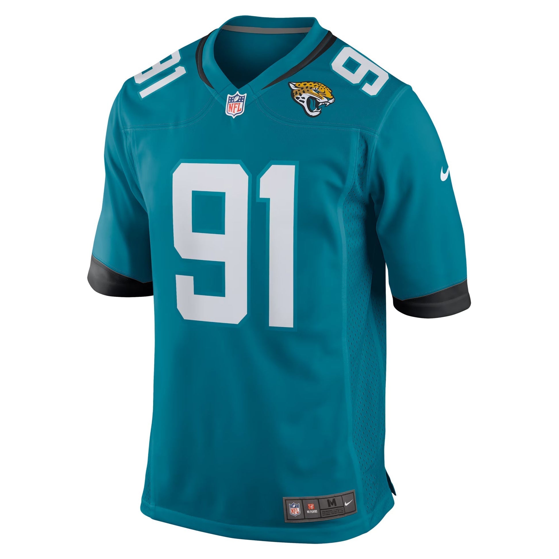 Jacksonville Jaguars Arik Armstead Teal Team Game Jersey football jersey product view 1