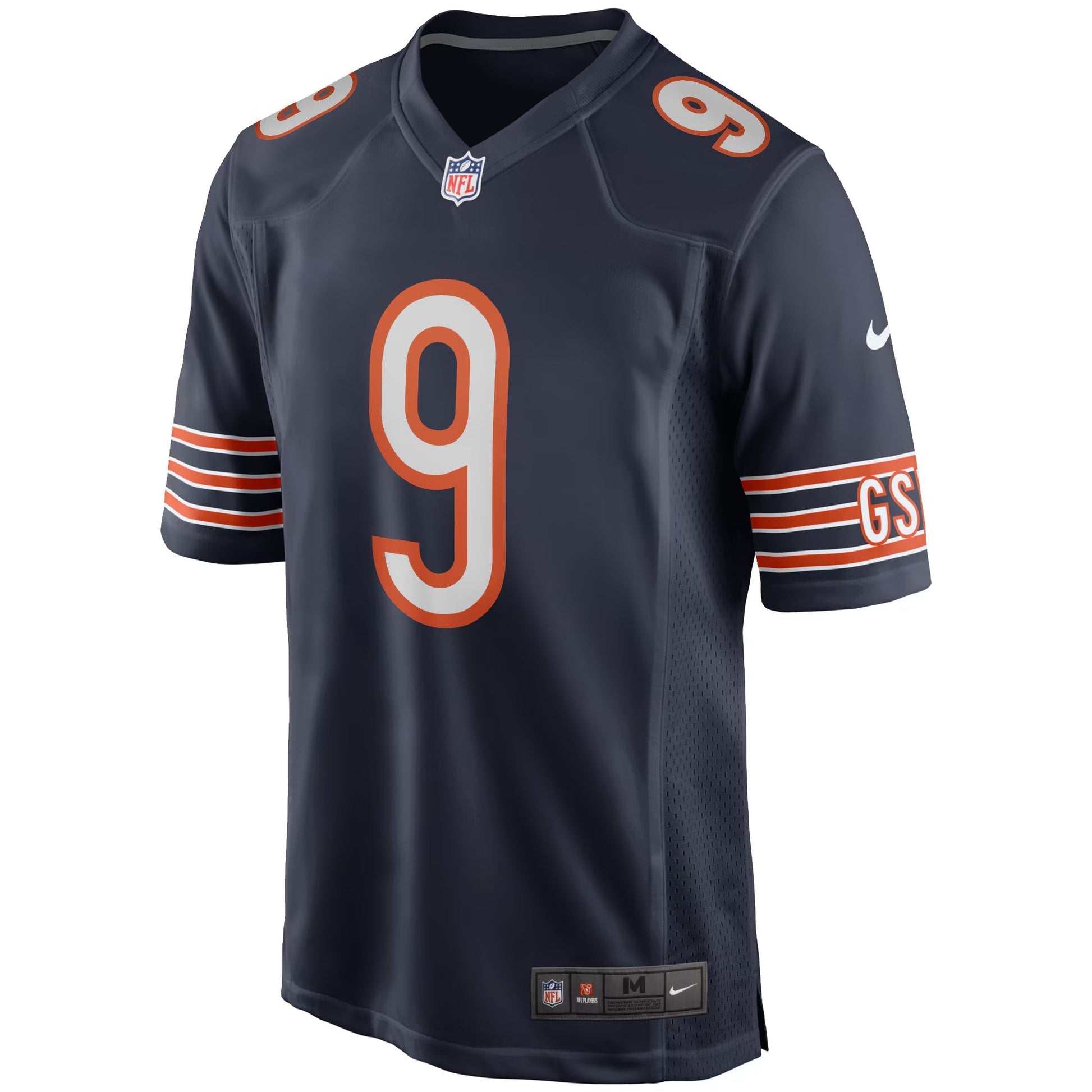 Chicago Bears Jim McMahon Navy Game Retired Player Jersey football jersey product view 2