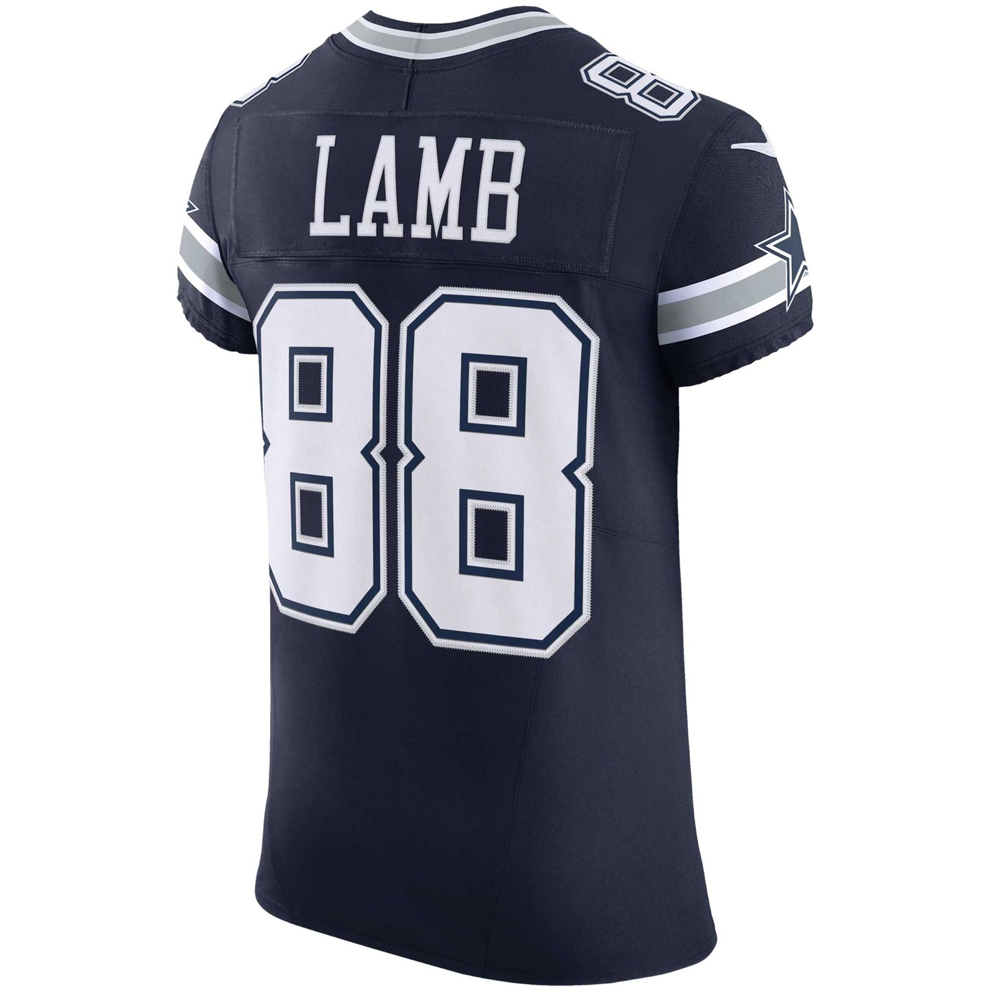 Dallas Cowboys CeeDee Lamb Navy Vapor F.U.S.E. Elite Jersey football jersey product view 2