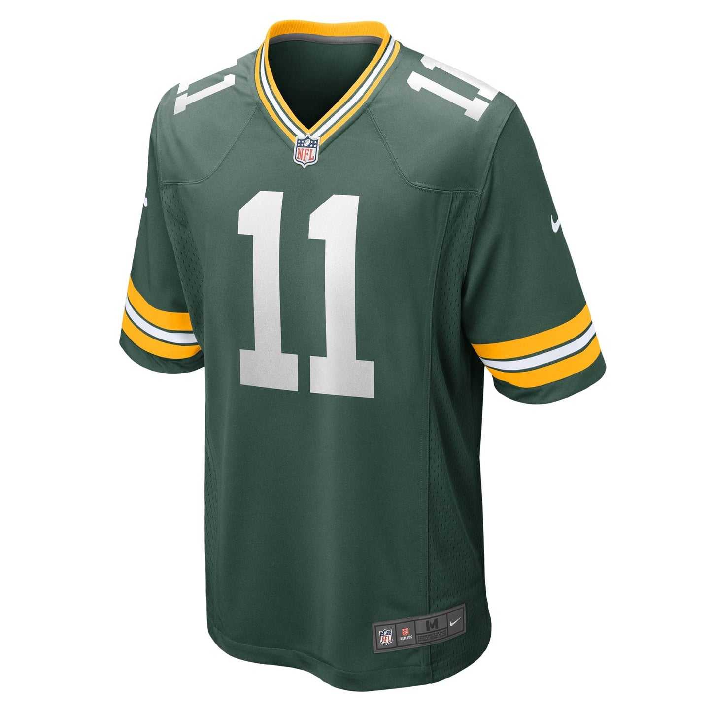 Green Bay Packers Jayden Reed Green Game Jersey football jersey product view 1
