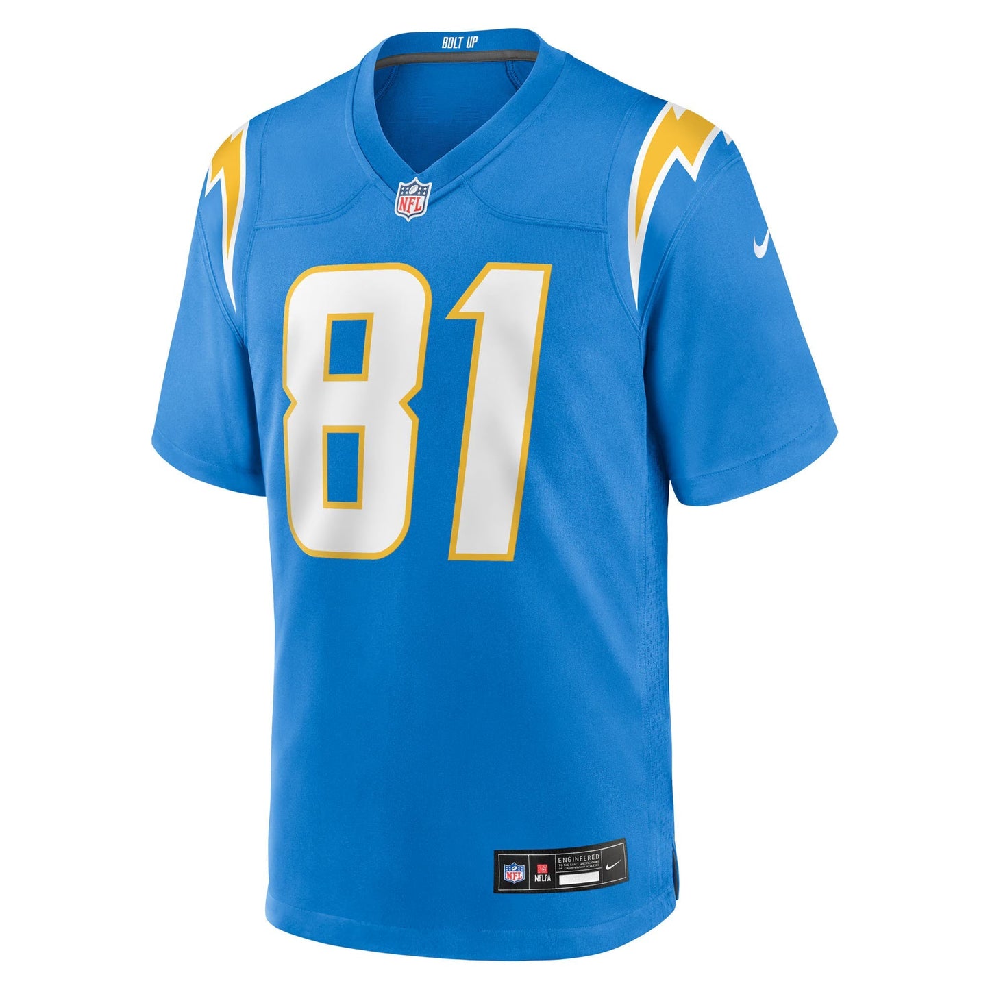 Los Angeles Chargers Mike Williams Powder Blue Team Game Jersey football jersey product view 1