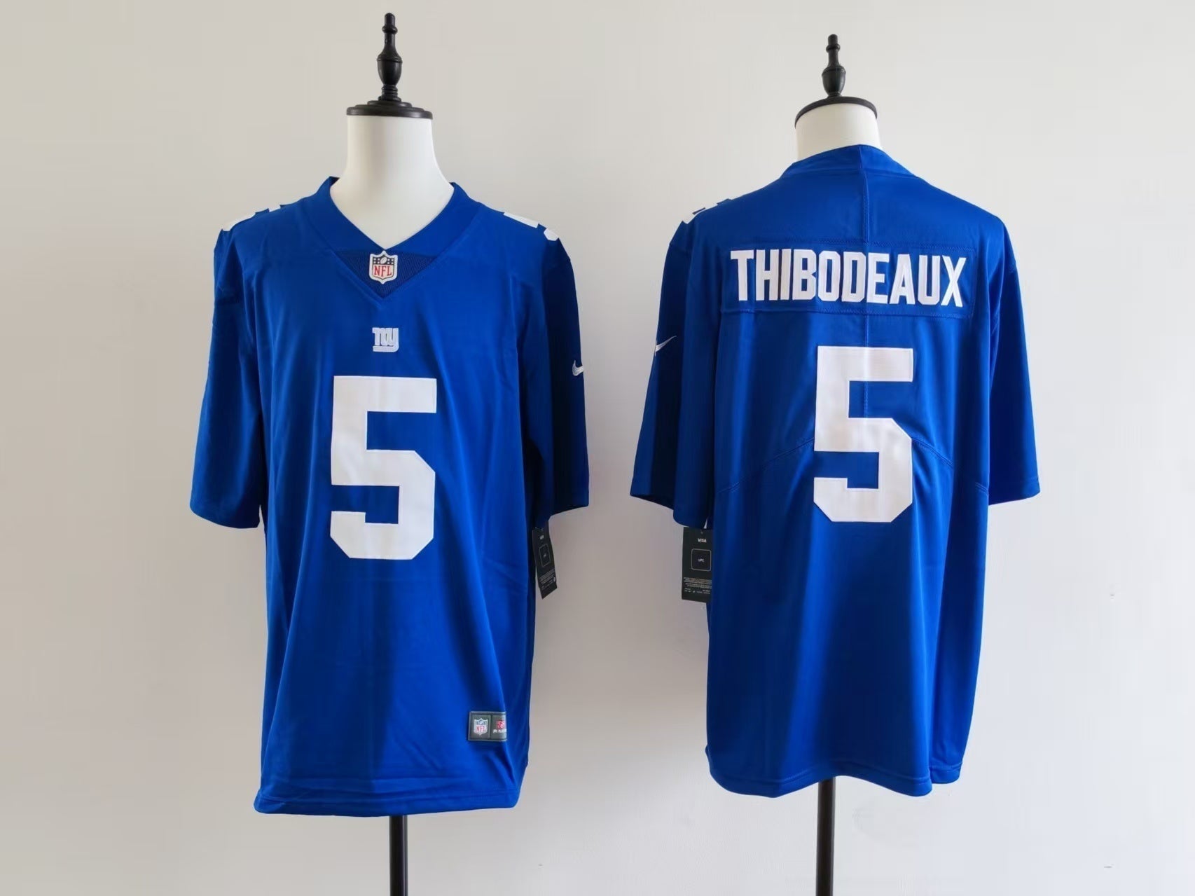 Men's New York Giants Kayvon Thibodeaux Jersey-Blue football jersey product view 1