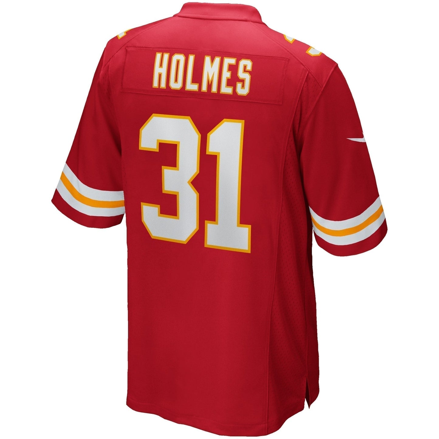 Priest Holmes Kansas City Chiefs Game Retired Jersey - Red football jersey product view 3