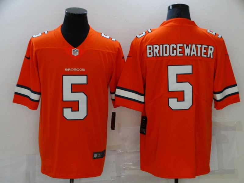 Men's Denver Broncos Teddy Bridgewater Orange Game Player Jersey football jersey product view 1