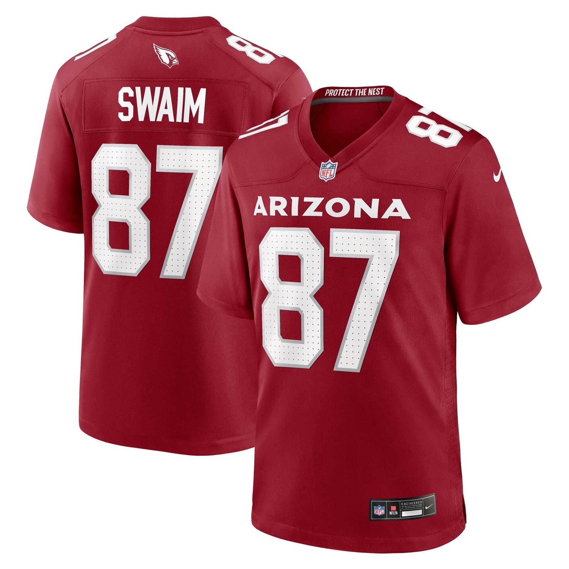 Geoff Swaim Arizona Cardinals Team Game Jersey - Cardinal football jersey product view 1