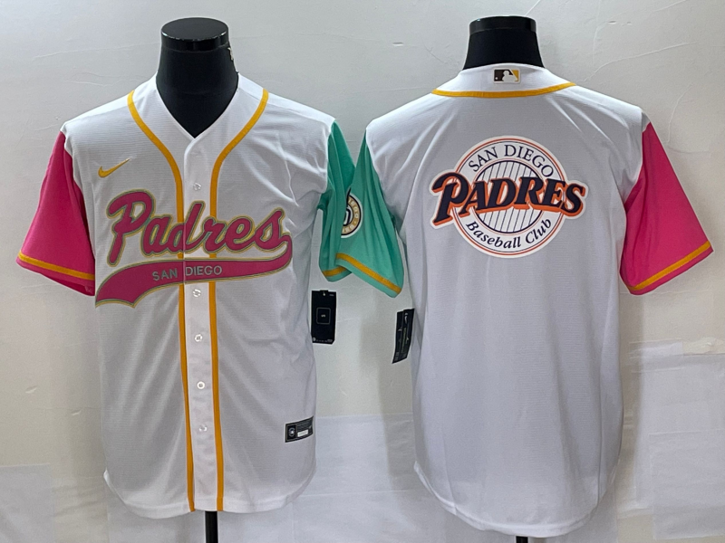 Men's San Diego Padres White City Connect Replica Player Jersey1 Joint Edition baseball jersey product view 1