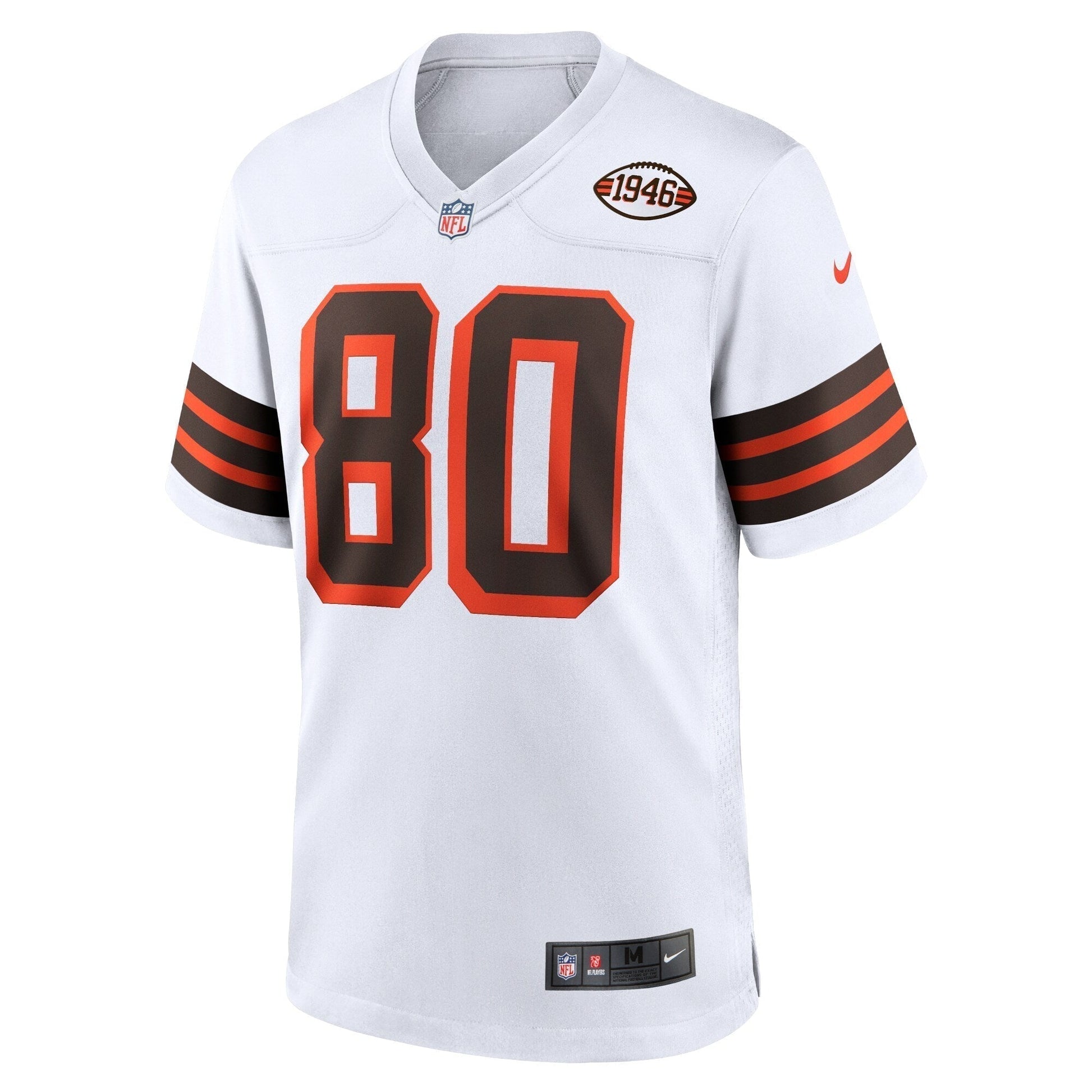 Jarvis Landry Cleveland Browns 1946 Collection Alternate Game Jersey - White football jersey product view 2
