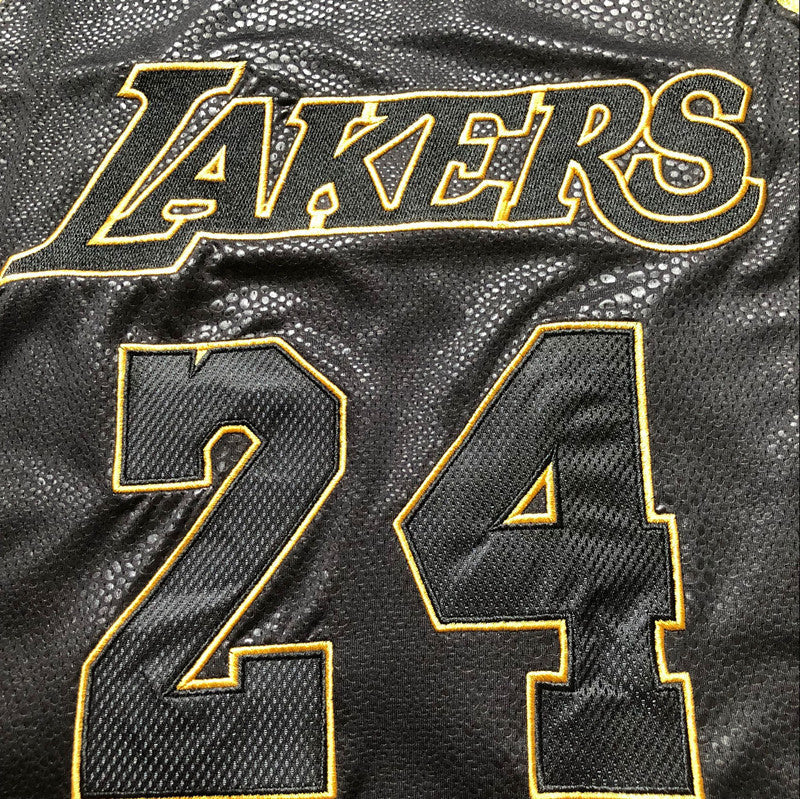 24#Kobe Bryant Retirement Commemorative Fully Embroidered Jersey basketball jersey product view 3