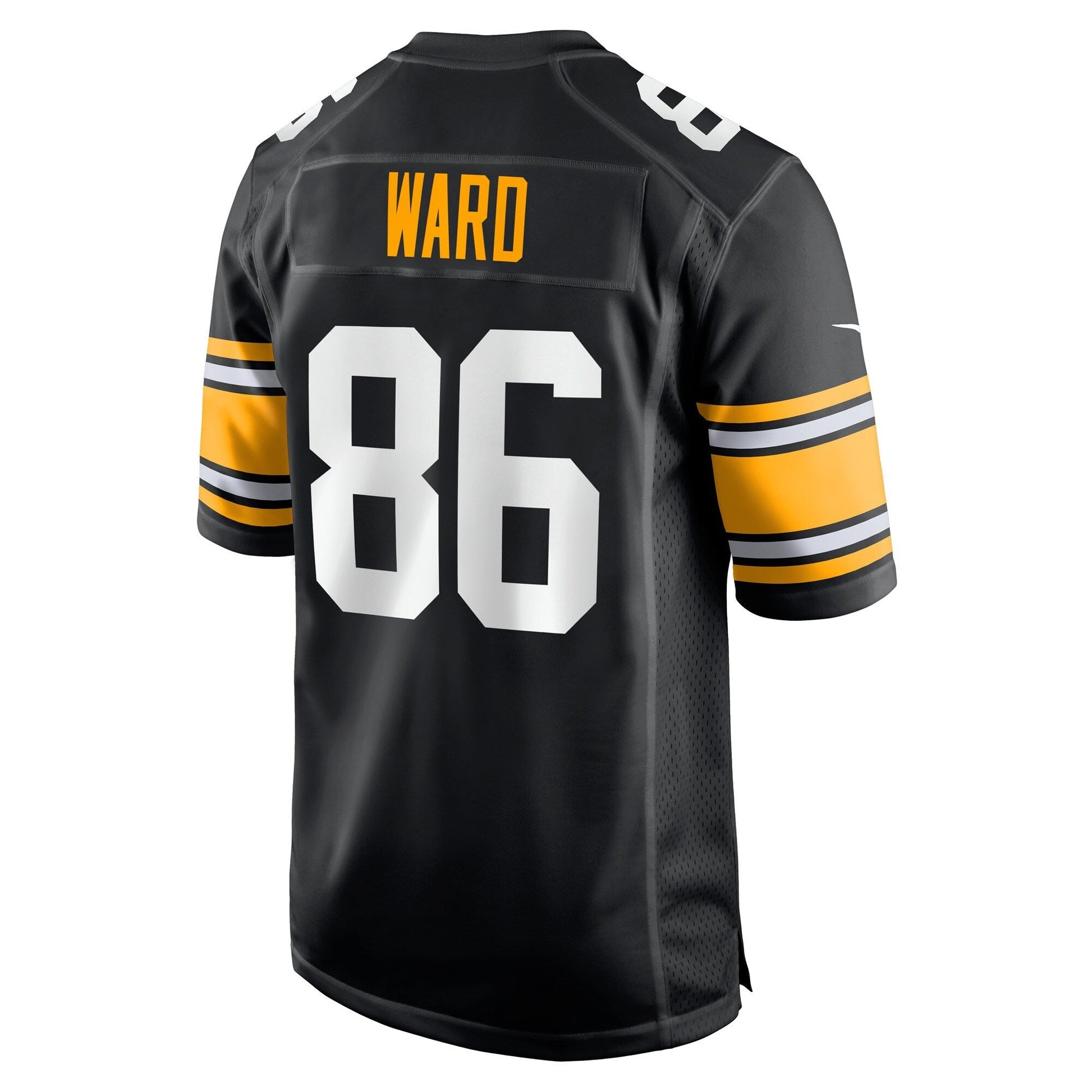 Hines Ward Pittsburgh Steelers Retired Jersey - Black football jersey product view 3