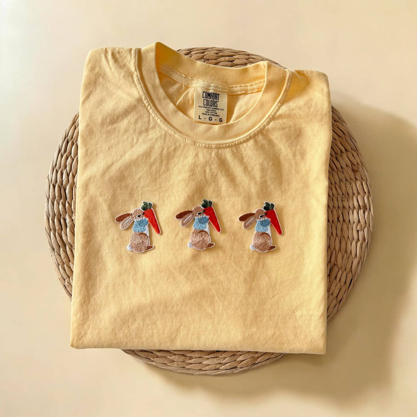 Comfort Colors Easter Bunny Shirts, Easter Tees Unisex T-shirt, Sweatshirt, Hoodie, Long Sleeve Tee - T-Shirt, Sweatshirt, Hoodie