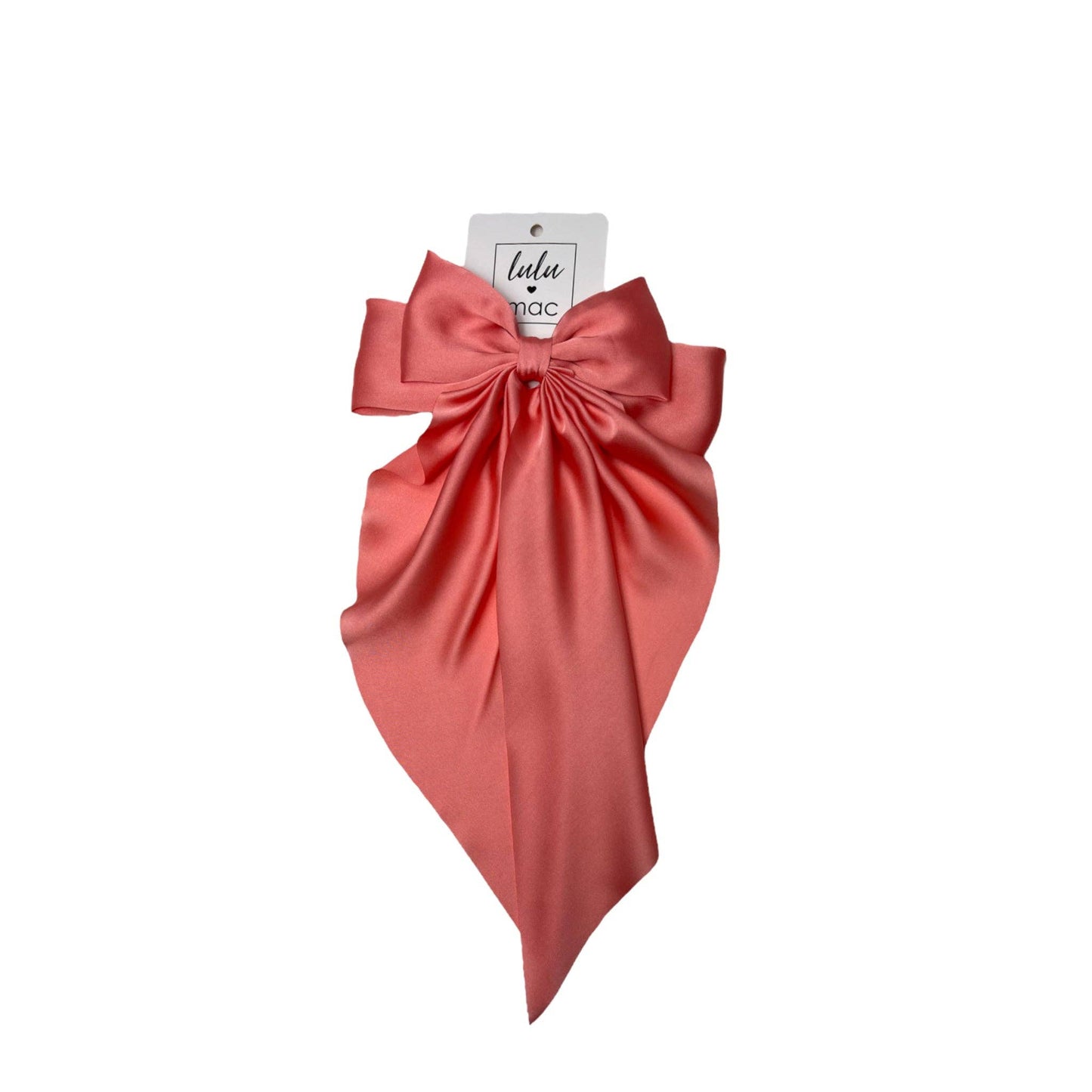 DDL-2270 Large Satin Bow Coral Unisex T-shirt, Sweatshirt, Hoodie, Long Sleeve Tee - T-Shirt, Sweatshirt, Hoodie