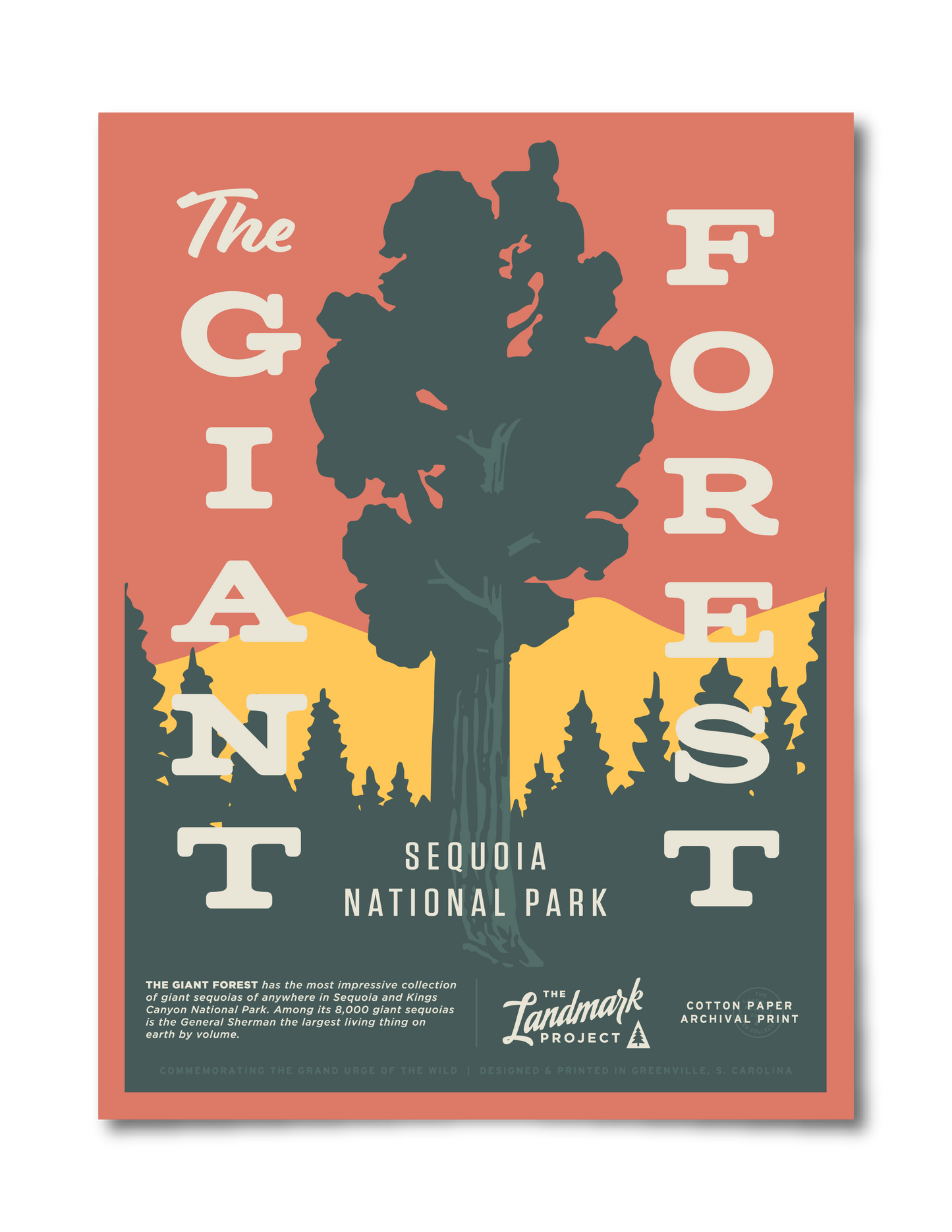 Giant Forest Poster Unisex T-shirt, Sweatshirt, Hoodie, Long Sleeve Tee - T-Shirt, Sweatshirt, Hoodie