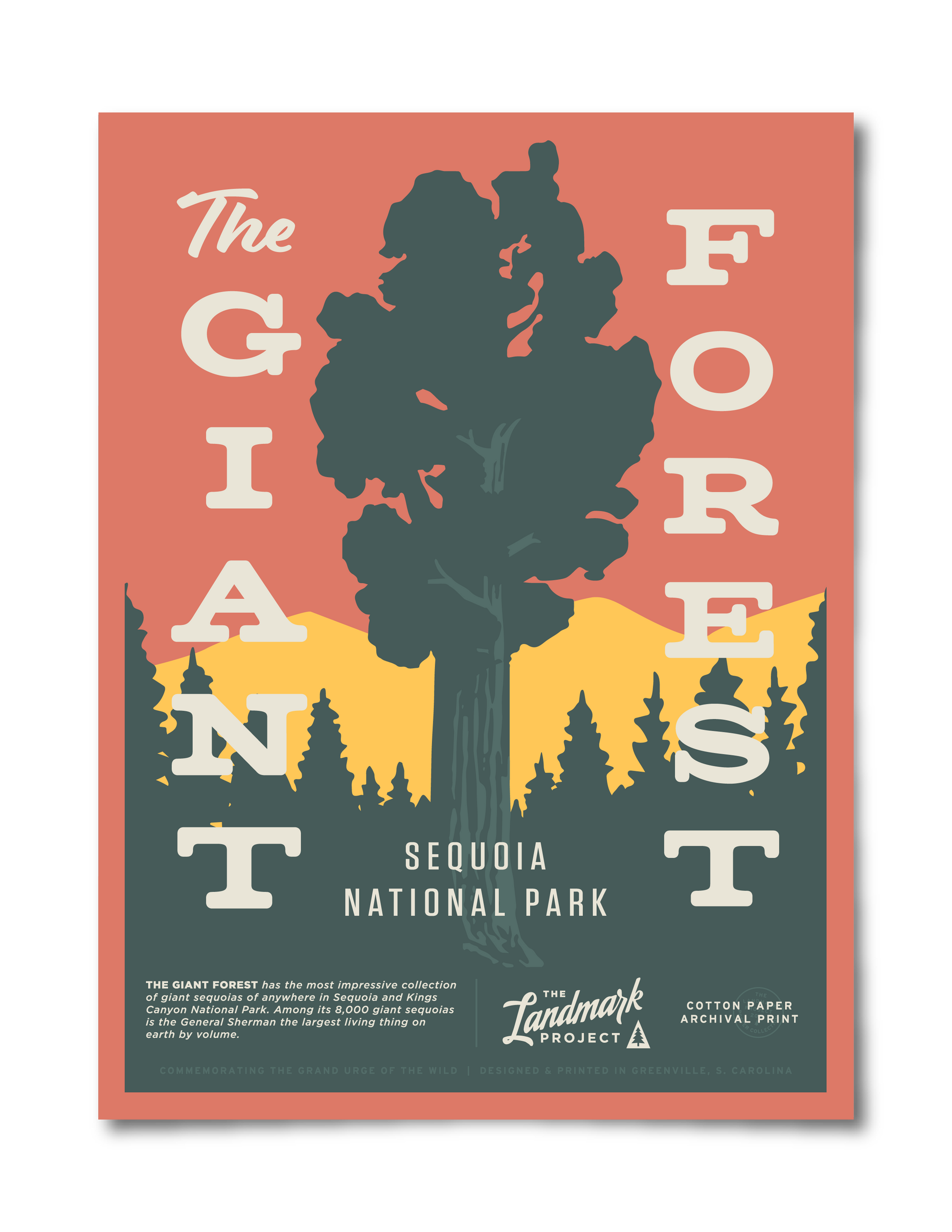 Giant Forest Poster Unisex T-shirt, Sweatshirt, Hoodie, Long Sleeve Tee - T-Shirt, Sweatshirt, Hoodie