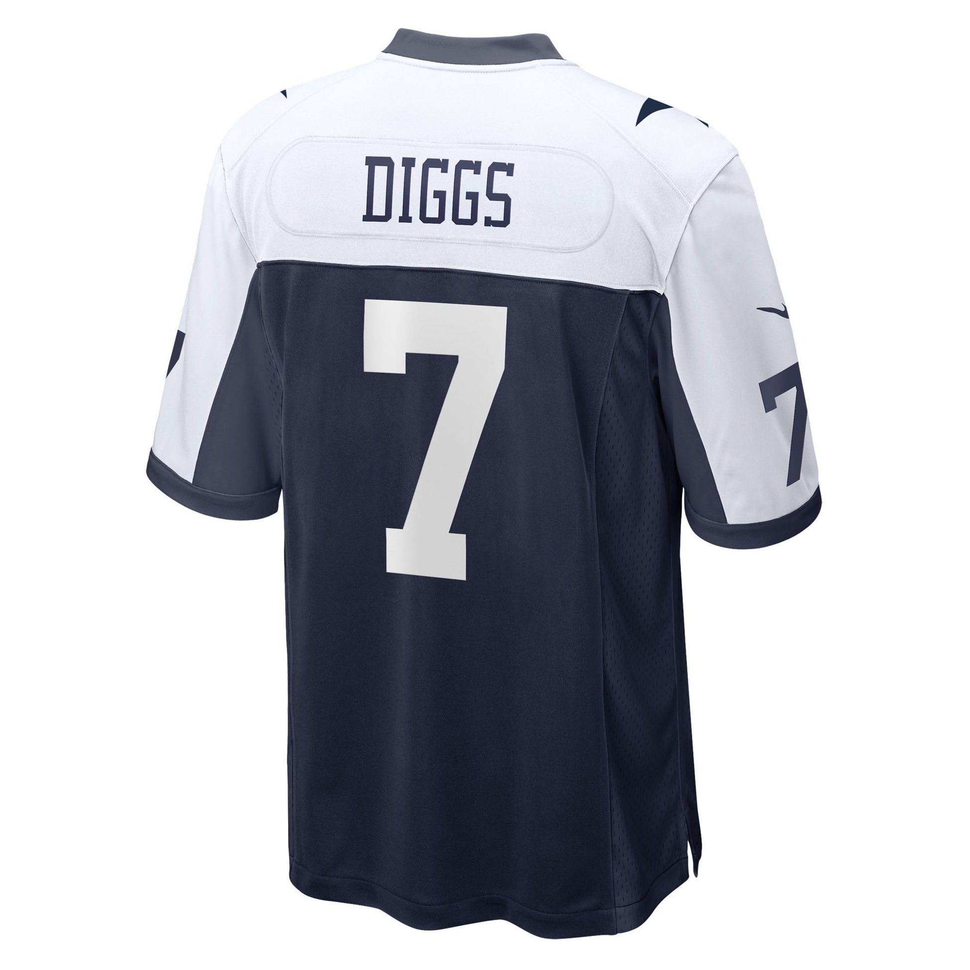 Trevon Diggs Dallas Cowboys Alternate Game Jersey - Navy football jersey product view 3