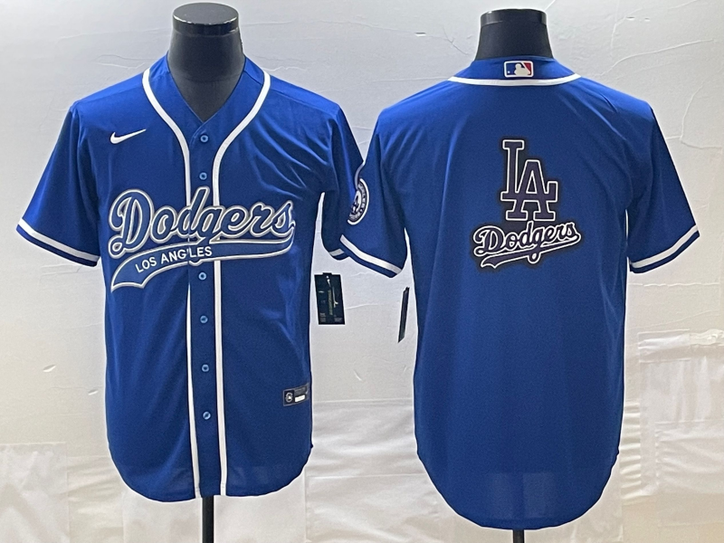 Men's Los Angeles Dodgers Royal Team Jersey Joint Edition baseball jersey product view 1