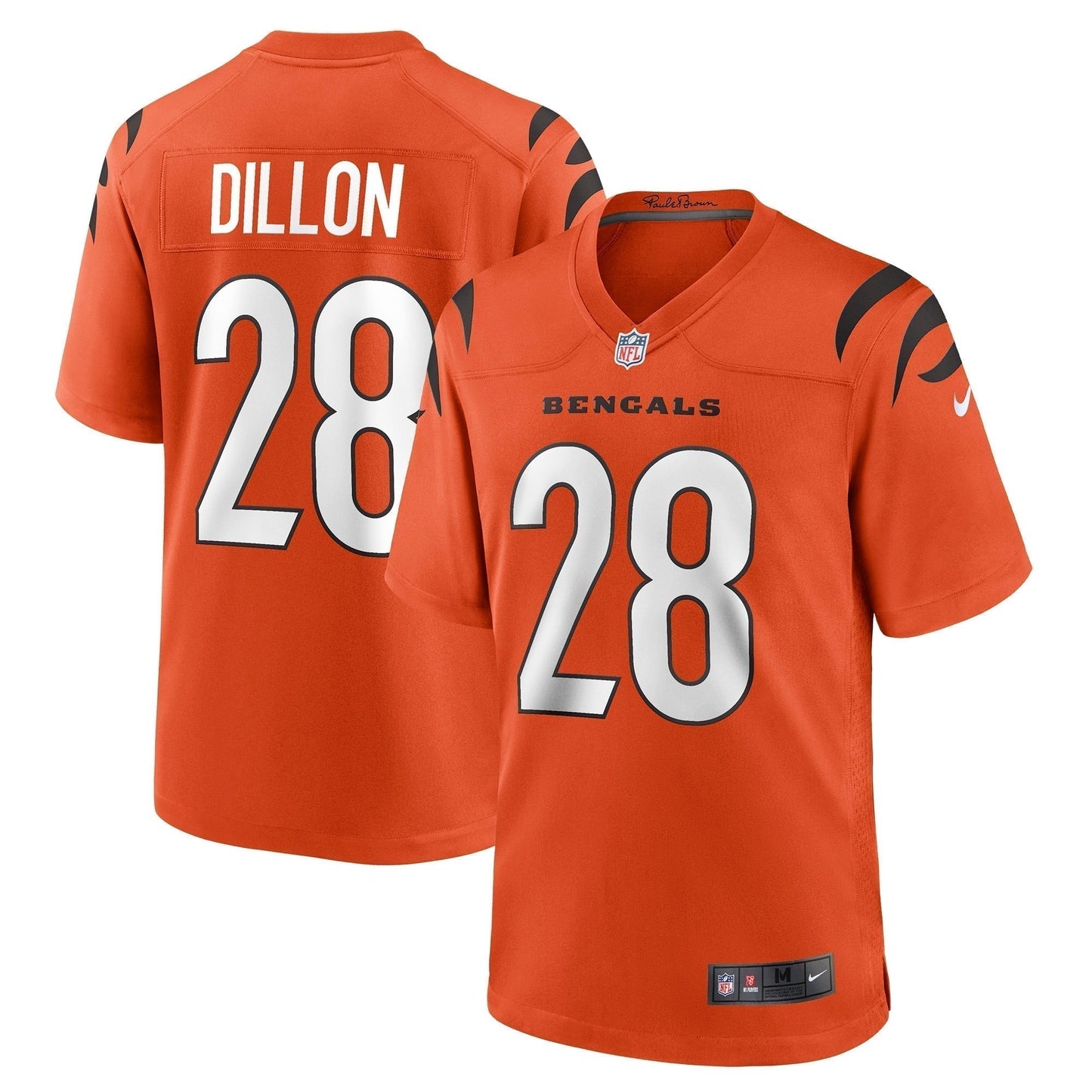 Corey Dillon Cincinnati Bengals Retired Alternate Game Jersey - Orange football jersey product view 1