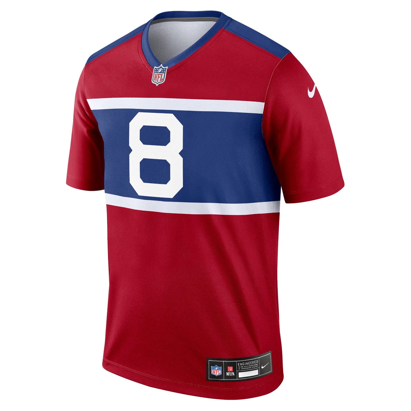 Daniel Jones New York Giants Alternate Legend Jersey - Century Red football jersey product view 2