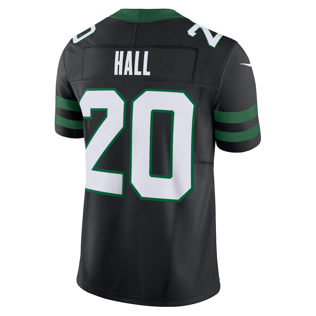 NY.Jets #20 Breece Hall Black Alternate Vapor F.U.S.E. Limited Jersey football jersey product view 1