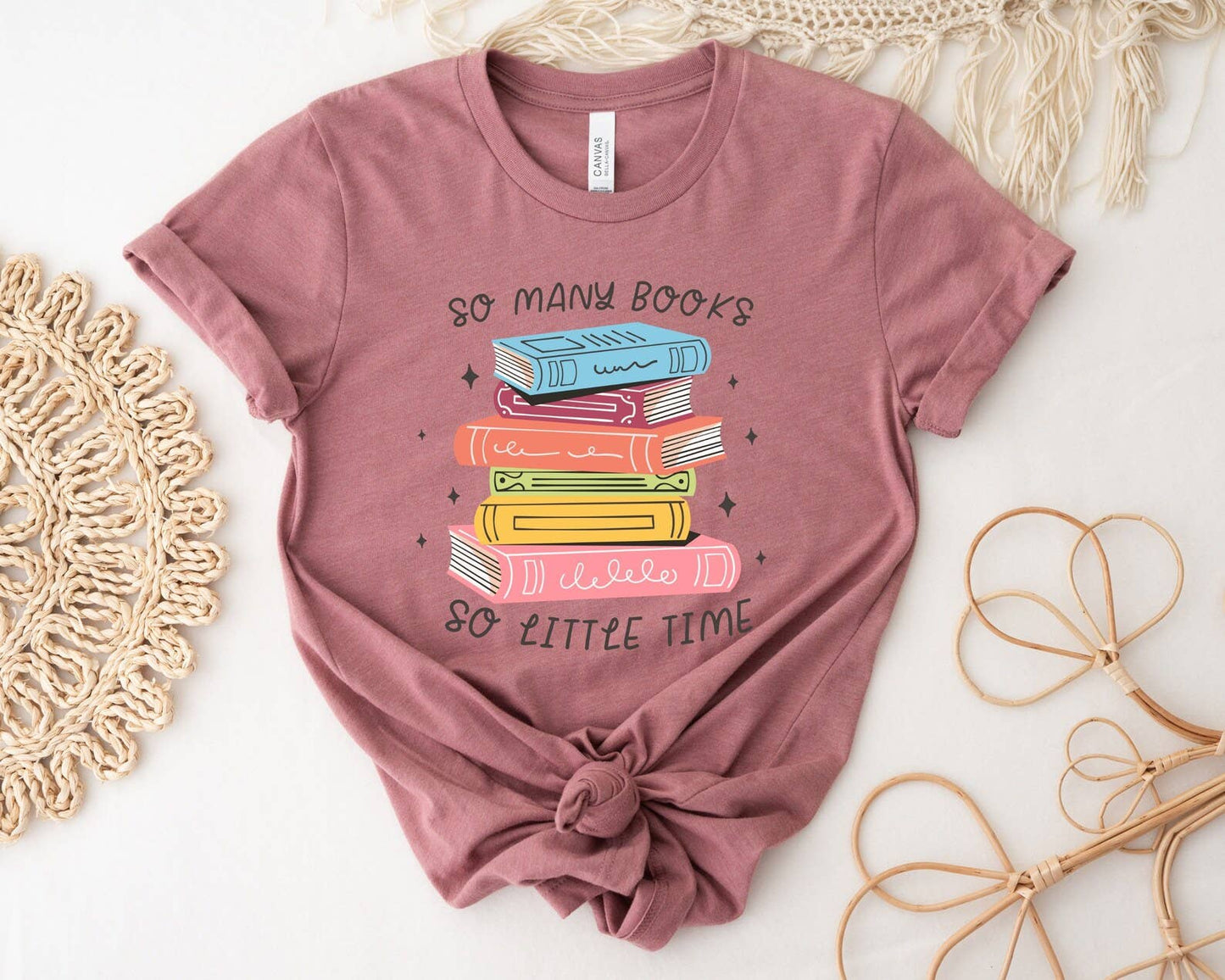 So Many Books So Little Time T-Shirt Unisex T-shirt, Sweatshirt, Hoodie, Long Sleeve Tee - T-Shirt, Sweatshirt, Hoodie