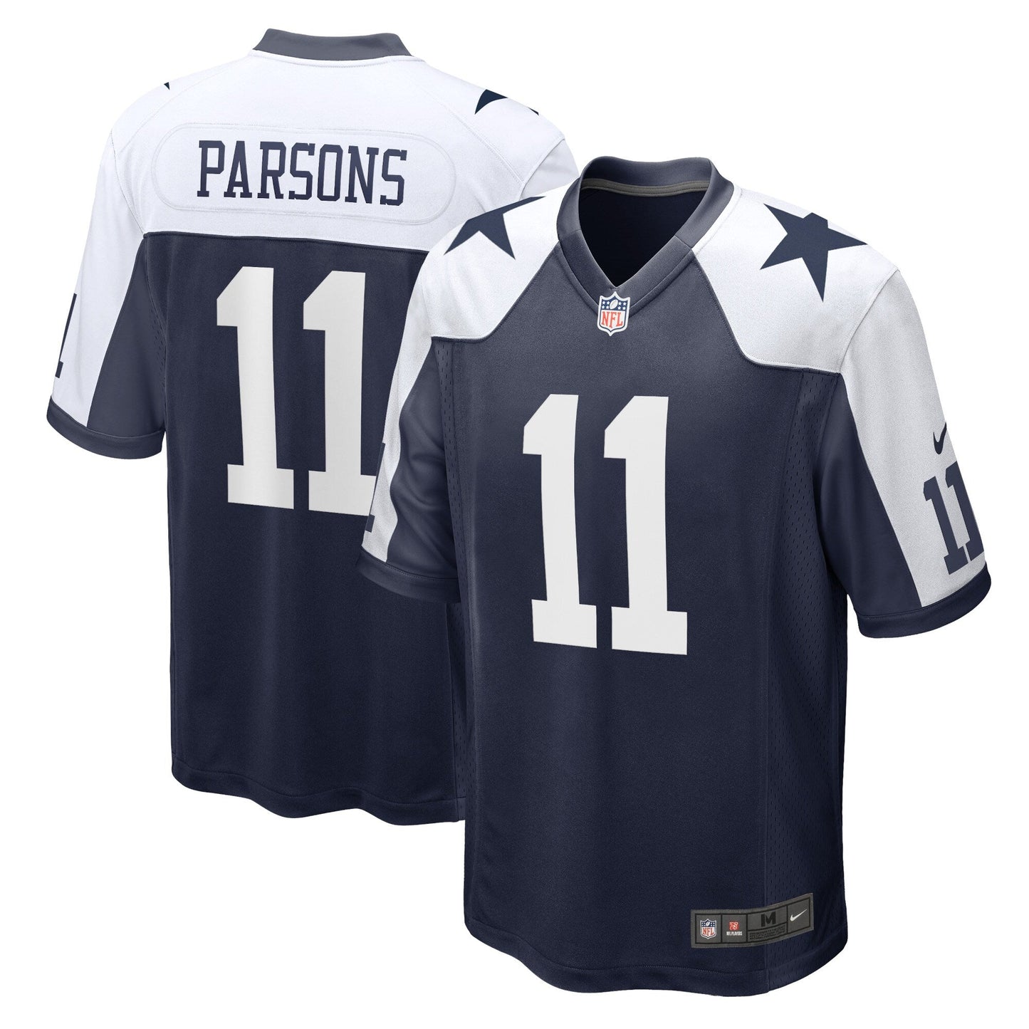 Micah Parsons Dallas Cowboys Alternate Game Jersey - Navy football jersey product view 1