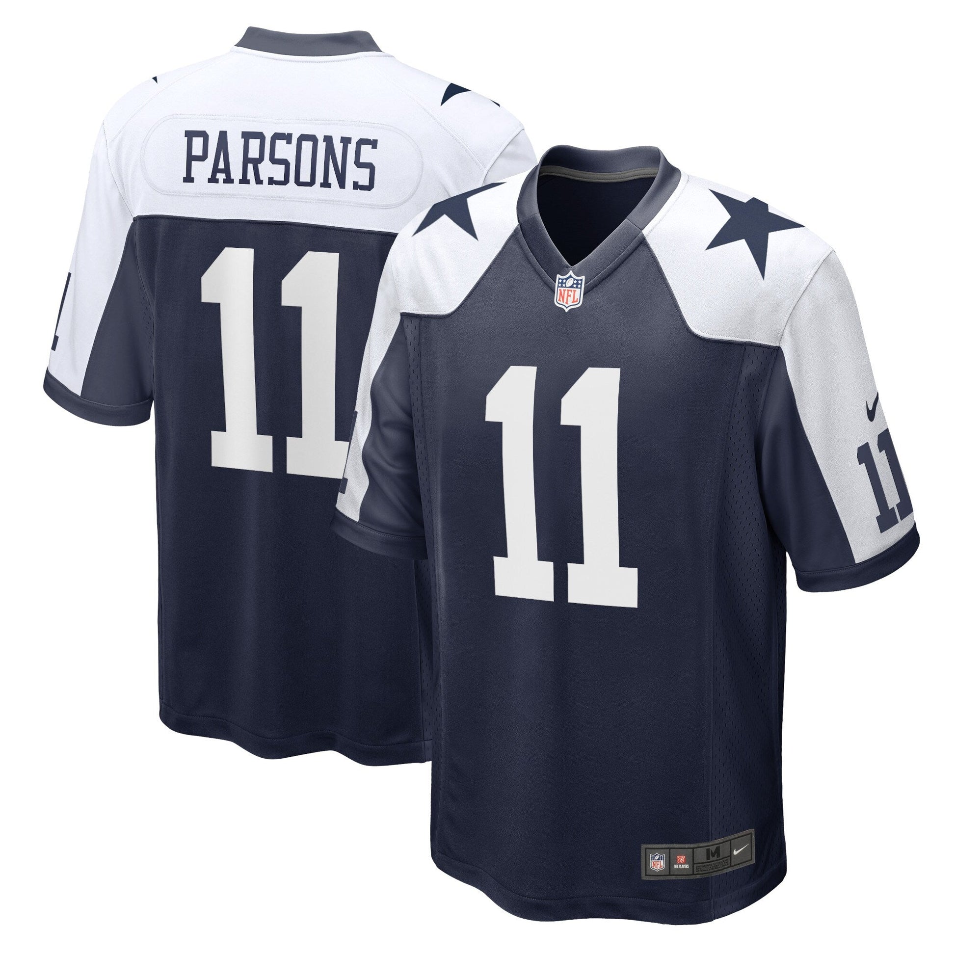 Micah Parsons Dallas Cowboys Alternate Game Jersey - Navy football jersey product view 1