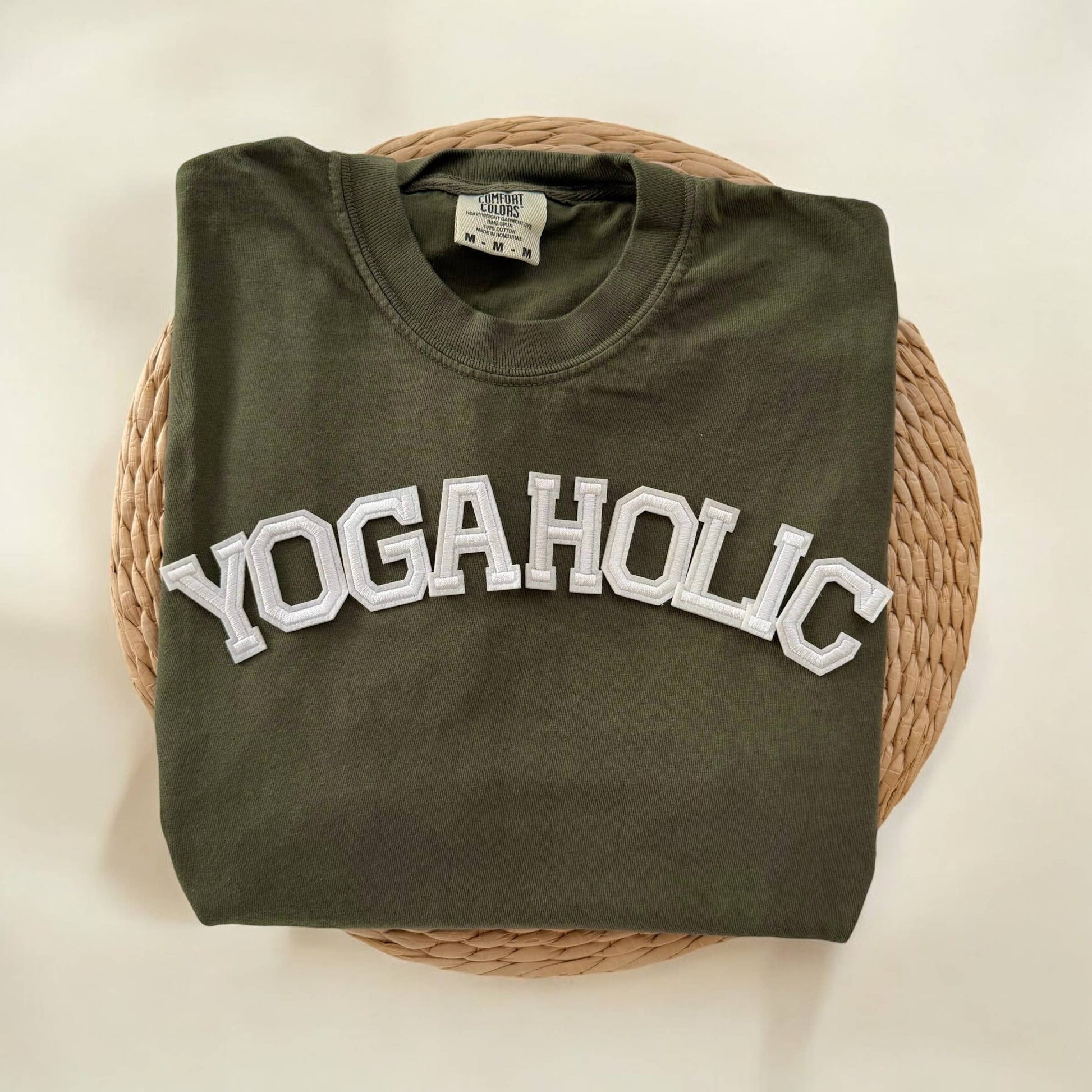 Yogaholic Comfort Colors Short Sleeve Shirt, Yoga Shirts Unisex T-shirt, Sweatshirt, Hoodie, Long Sleeve Tee - T-Shirt, Sweatshirt, Hoodie