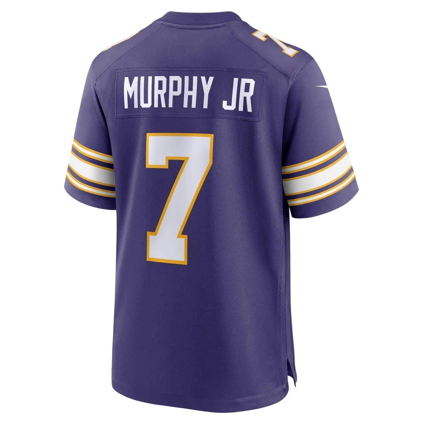 Byron Murphy Jr. Minnesota Vikings Classic Game Jersey - Purple football jersey product view 3