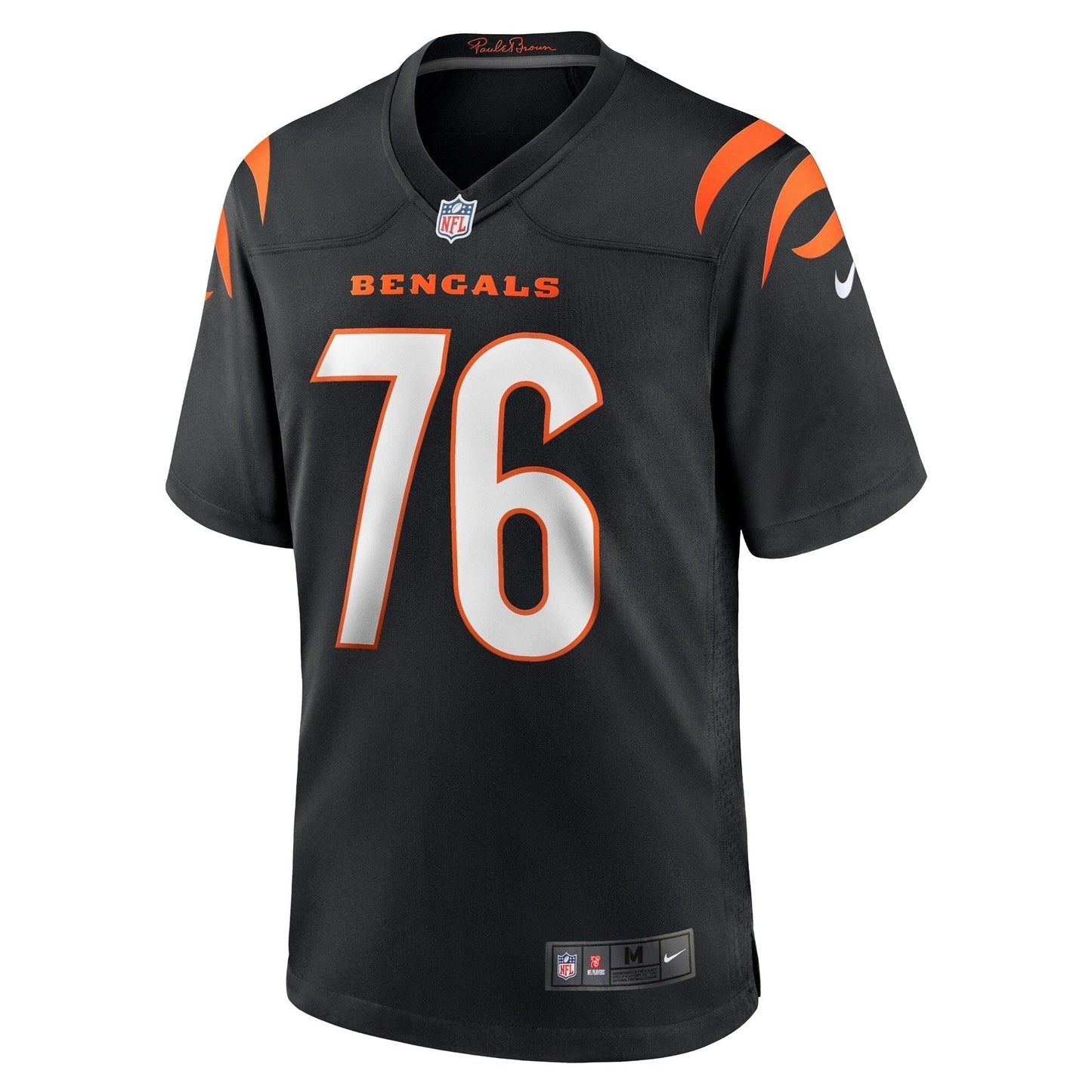 Devin Cochran Cincinnati Bengals Game Jersey - Black football jersey product view 2