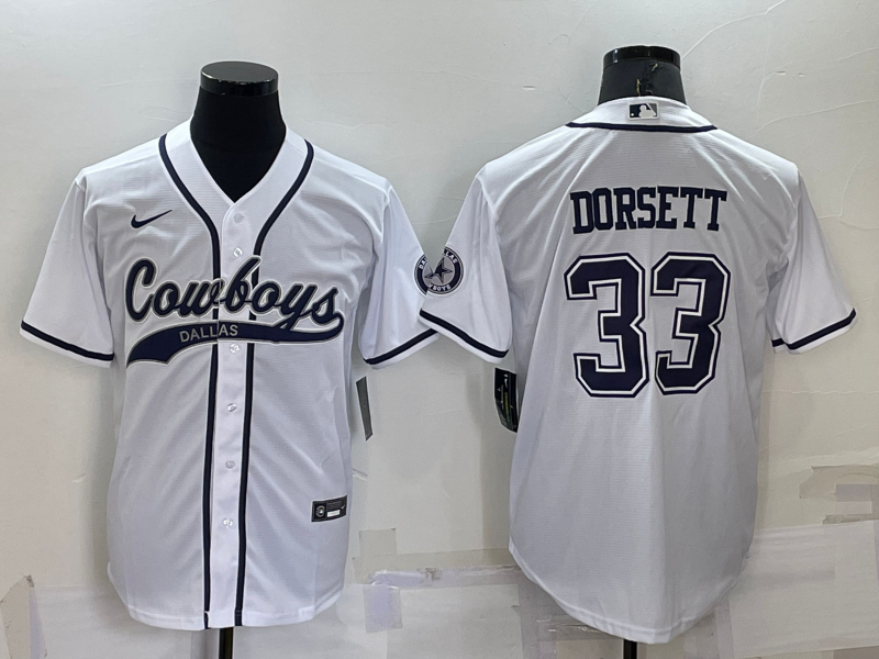 Men's Dallas Cowboys Tony Dorsett White Game Jersey Joint Edition football jersey product view 1