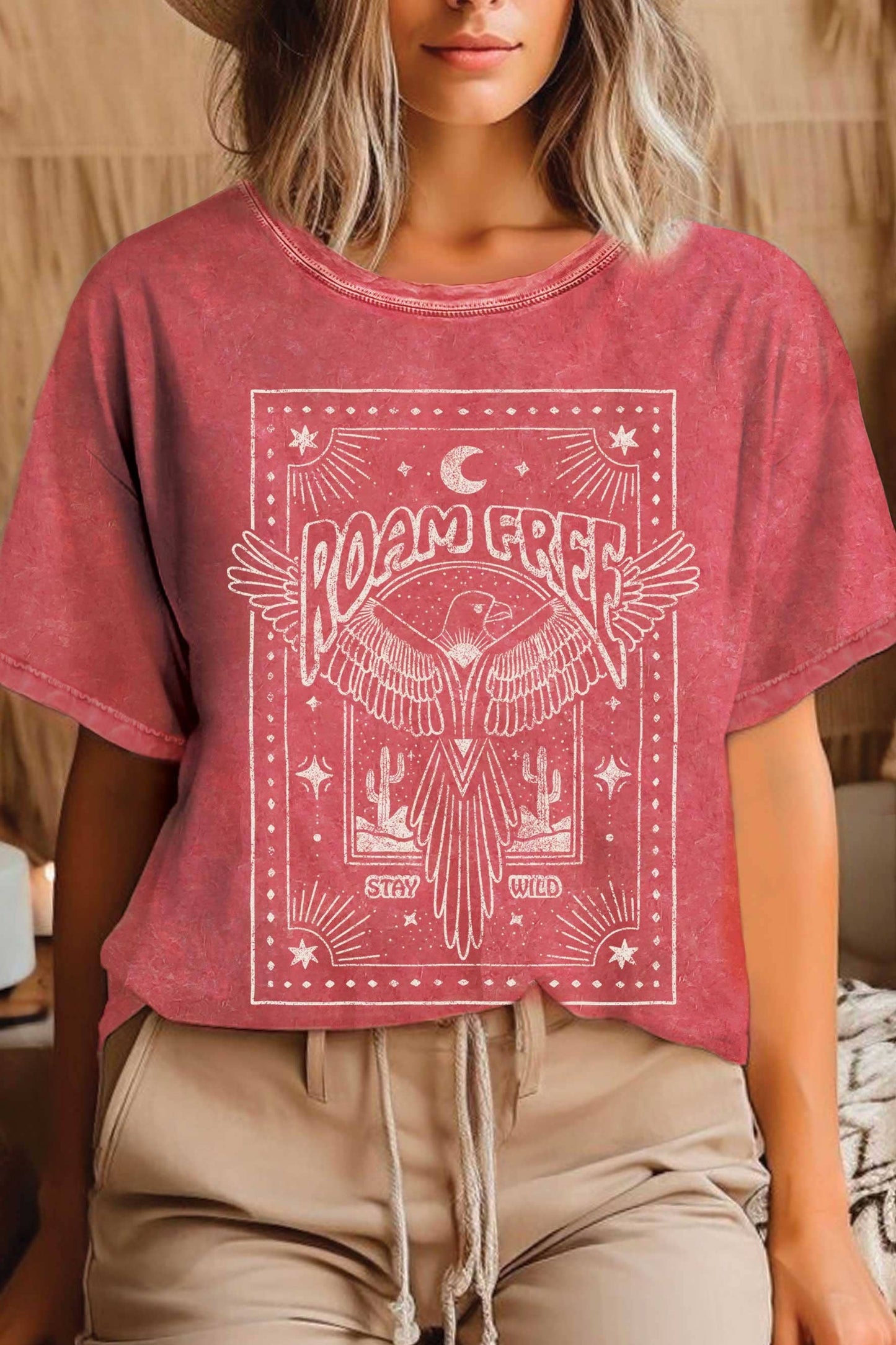 Roam Free Bird Mineral Graphic Tshirts Unisex T-shirt, Sweatshirt, Hoodie, Long Sleeve Tee - T-Shirt, Sweatshirt, Hoodie