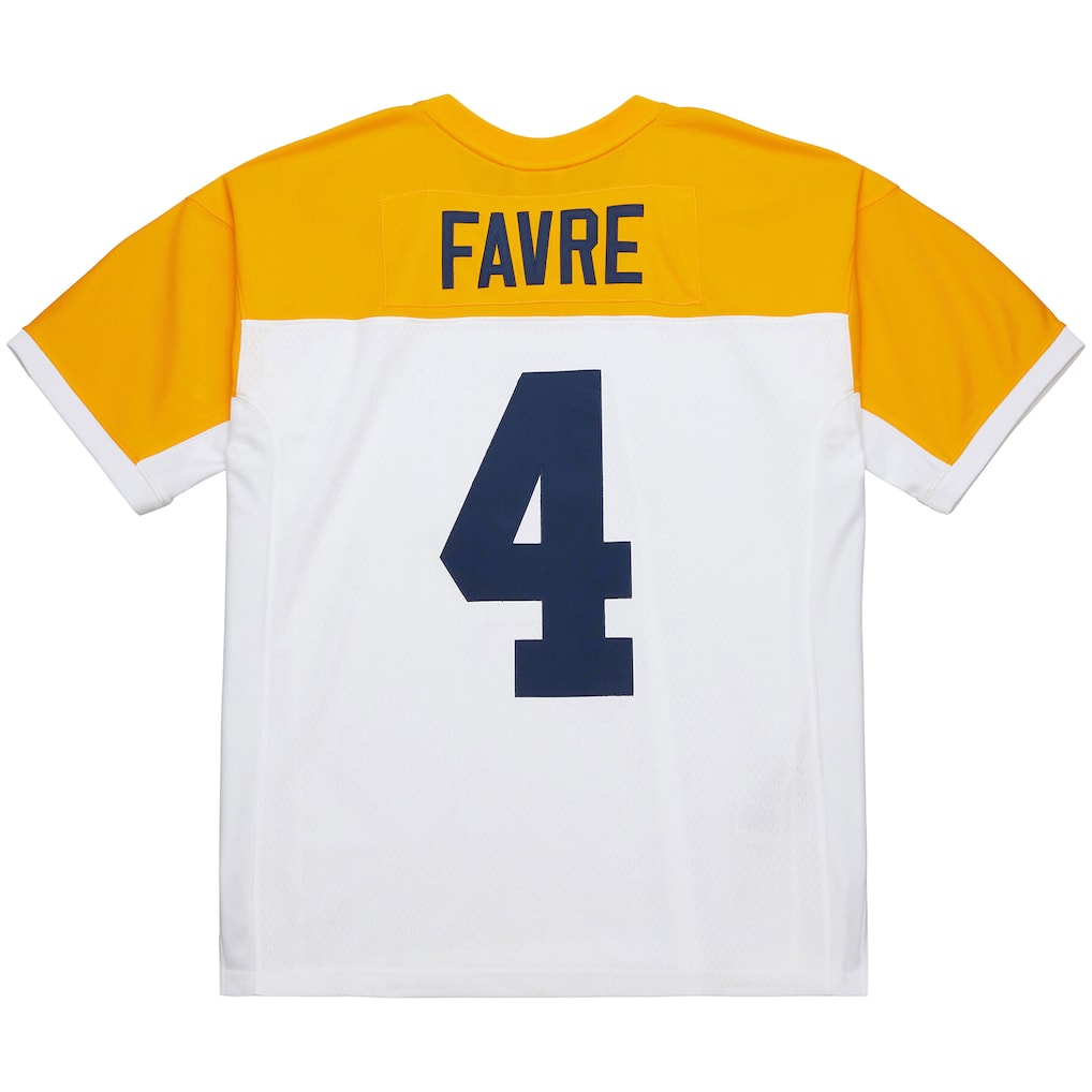 GB. Packers #4 Brett Favre White 1994 Legacy Replica Jersey football jersey product view 1