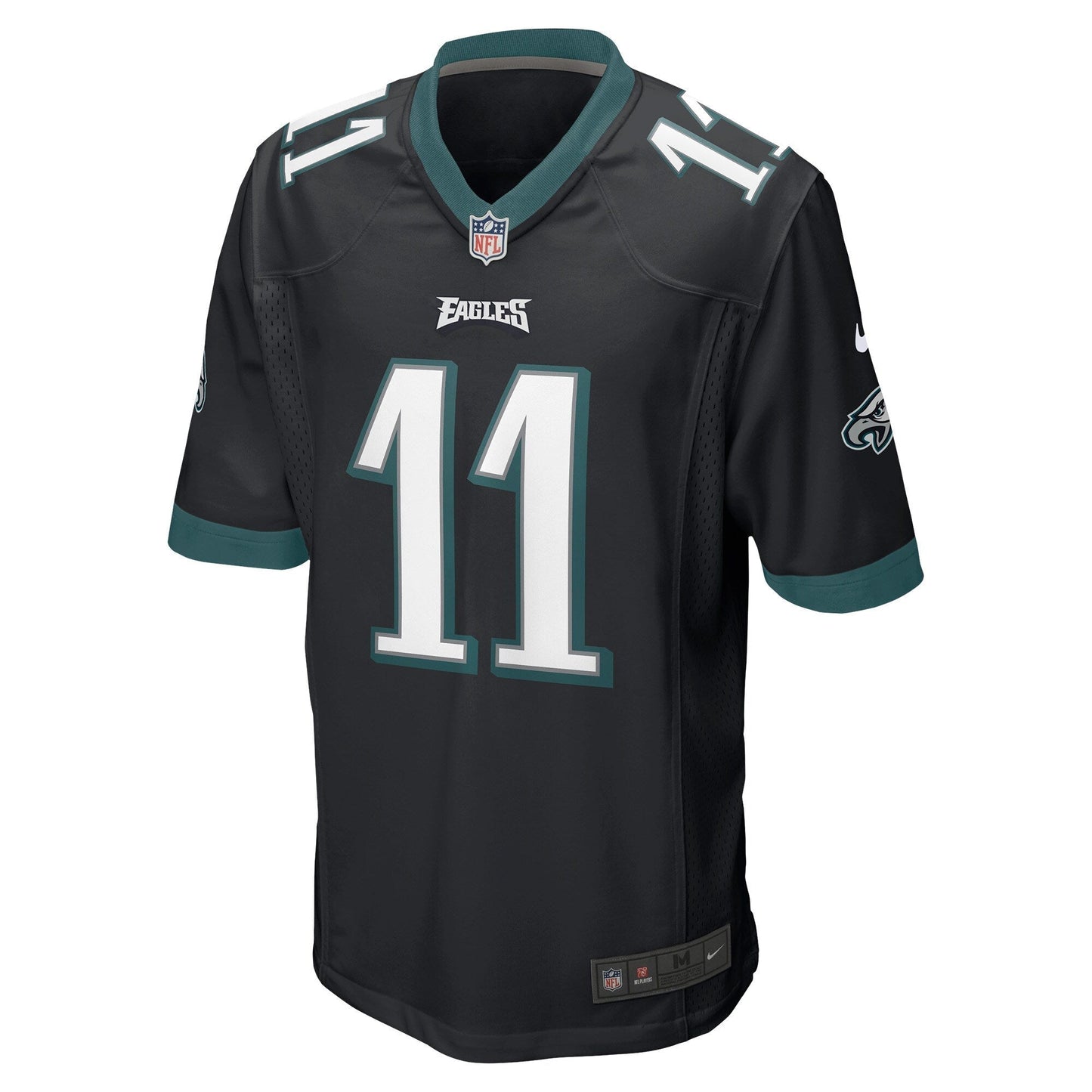 A.J. Brown Philadelphia Eagles Game Jersey - Black football jersey product view 2