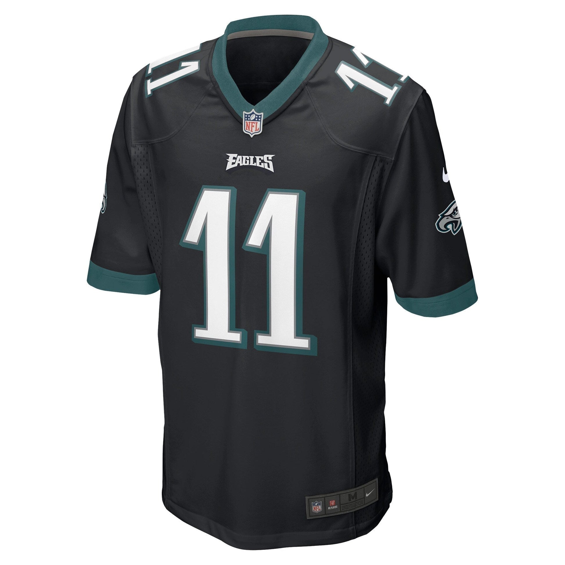 A.J. Brown Philadelphia Eagles Game Jersey - Black football jersey product view 2