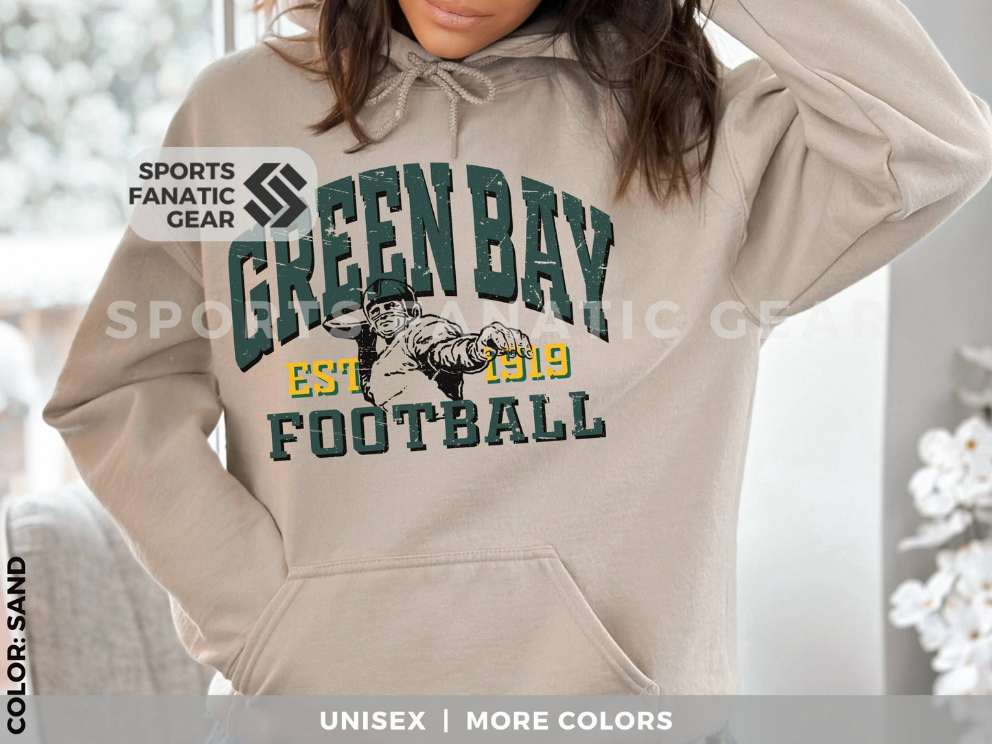 Green Bay Vintage Football Sweatshirt - Retro Fan Gift Unisex T-shirt, Sweatshirt, Hoodie, Long Sleeve Tee - T-Shirt, Sweatshirt, Hoodie