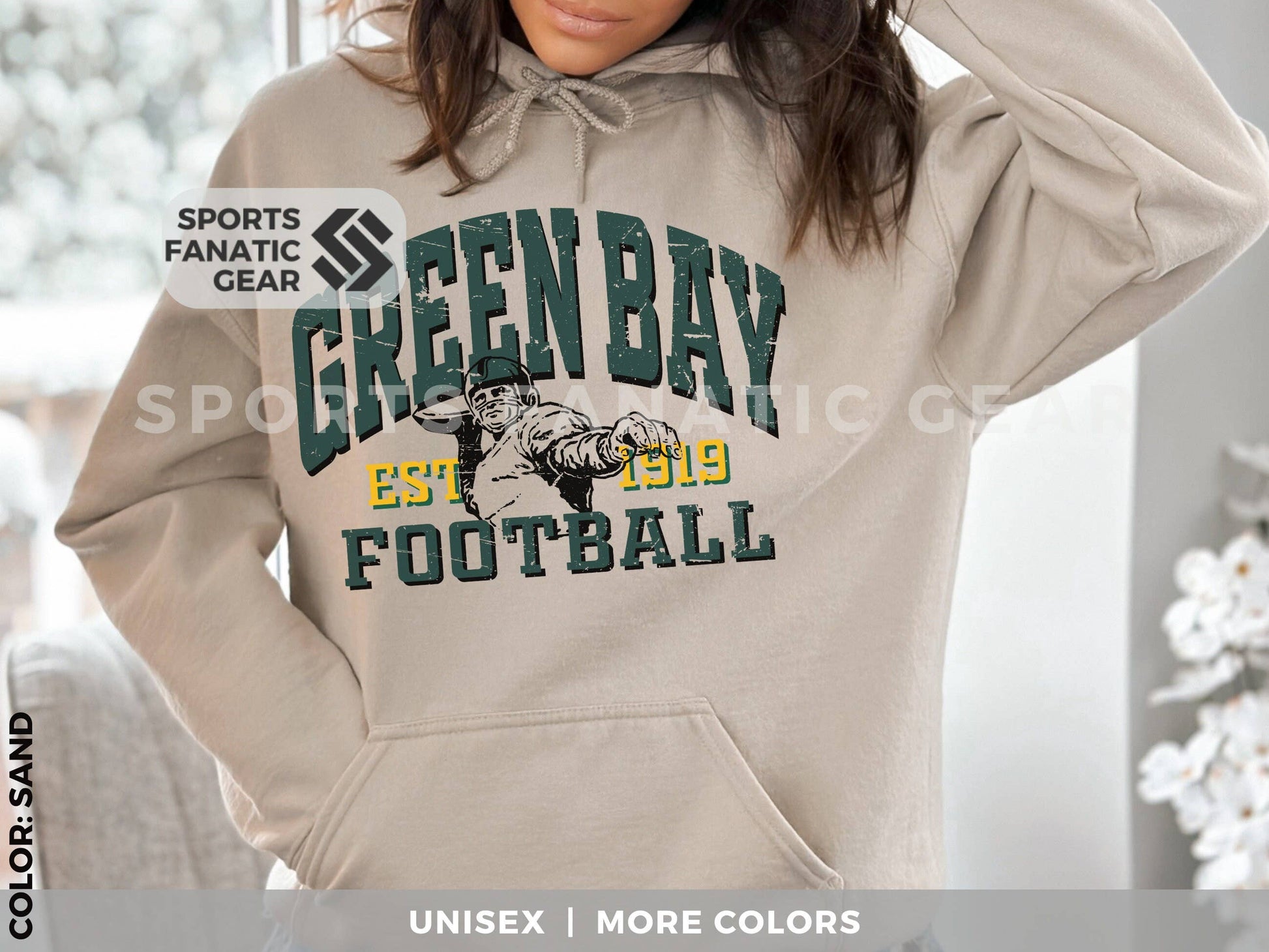Green Bay Vintage Football Sweatshirt - Retro Fan Gift Unisex T-shirt, Sweatshirt, Hoodie, Long Sleeve Tee - T-Shirt, Sweatshirt, Hoodie