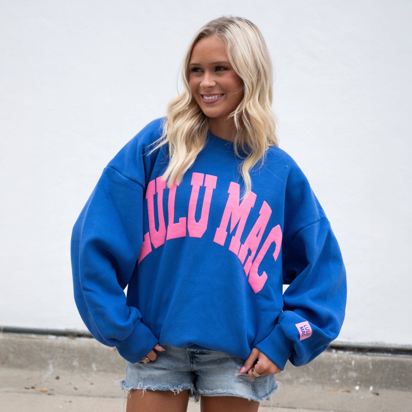 LM-SW-1007 Royal/Pink Puff Unisex T-shirt, Sweatshirt, Hoodie, Long Sleeve Tee - T-Shirt, Sweatshirt, Hoodie