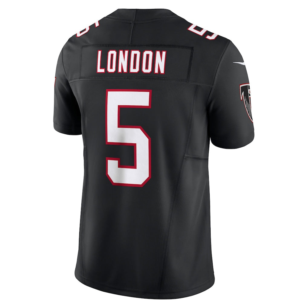 A.Falcons #5 Drake London Black Vapor F.U.S.E. Limited Jersey football jersey product view 1