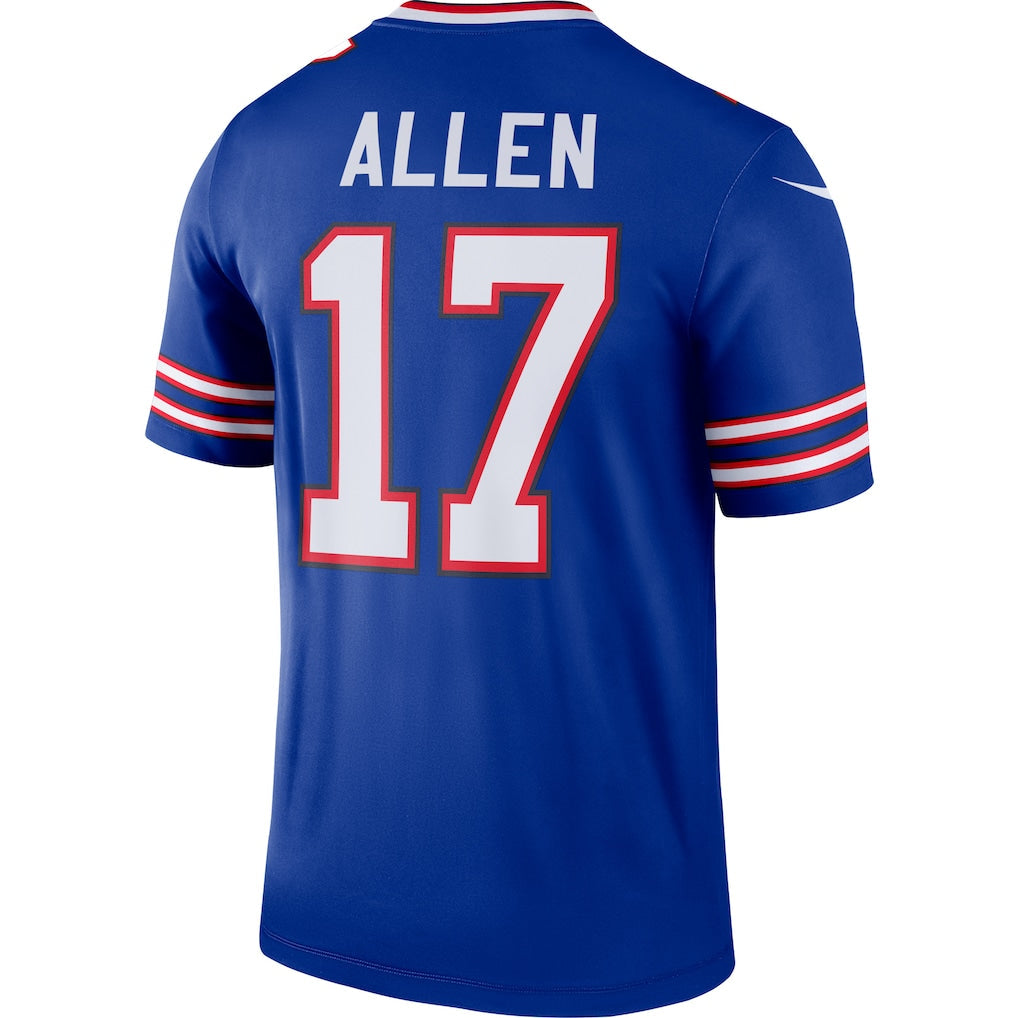 B.Bills #17 Josh Allen Royal Legend Player Performance Top Jersey football jersey product view 1