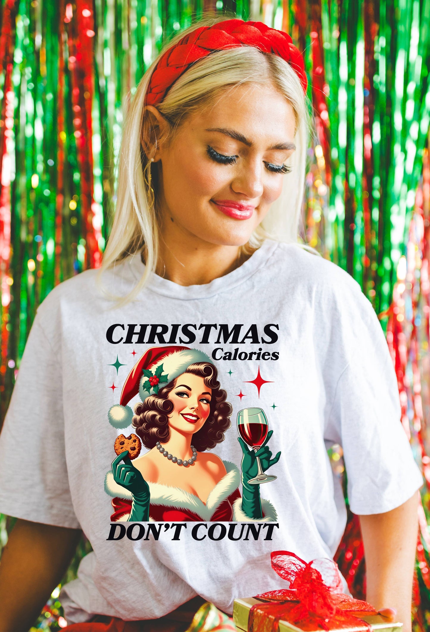 Christmas Calories Don't Count Unisex T-shirt, Sweatshirt, Hoodie, Long Sleeve Tee - T-Shirt, Sweatshirt, Hoodie