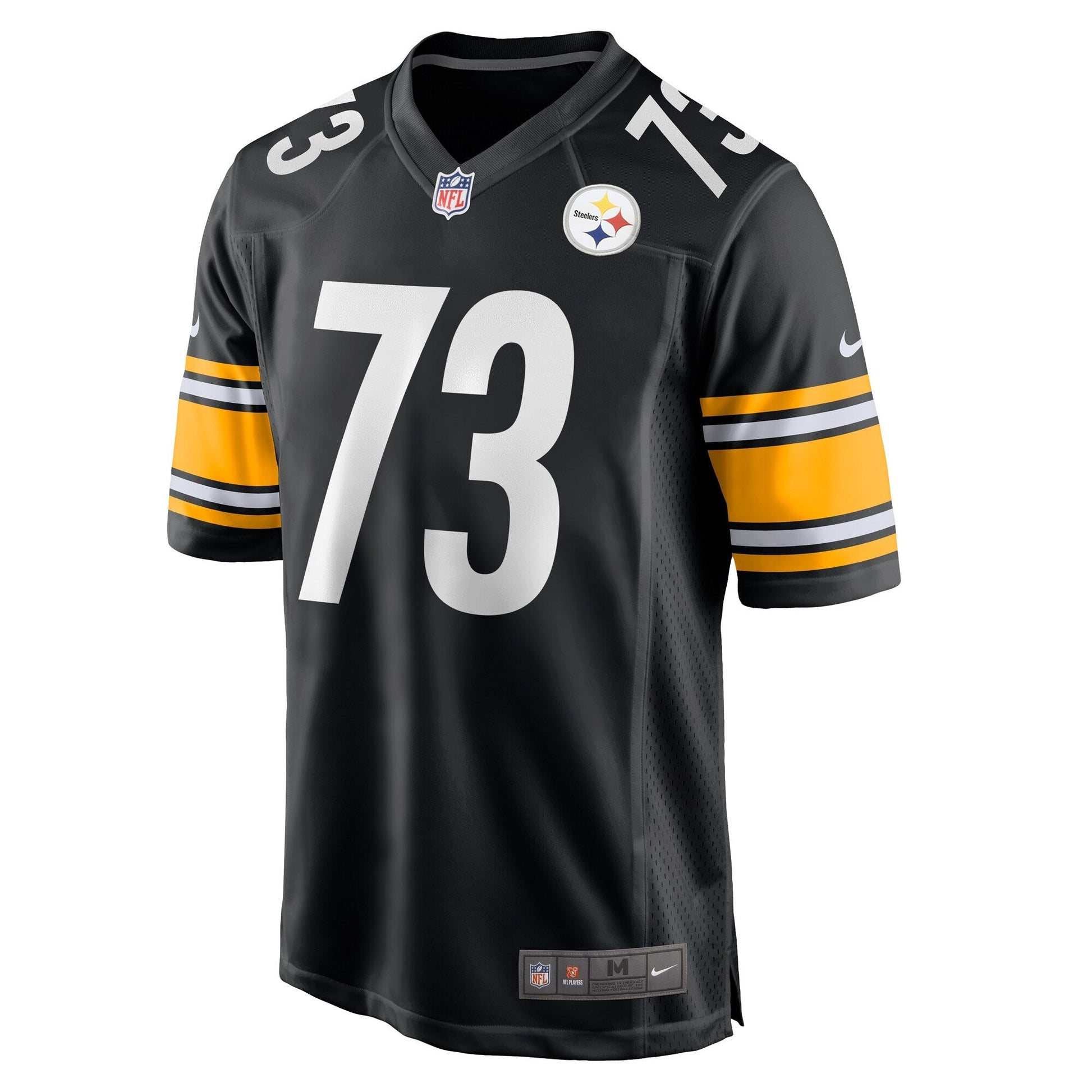 Isaac Seumalo Pittsburgh Steelers Game Jersey - Black football jersey product view 2