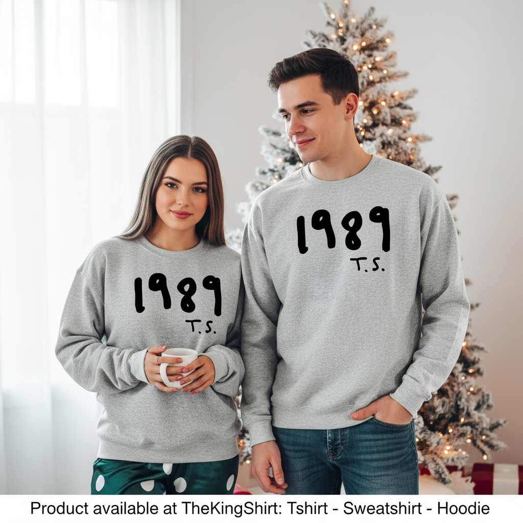 1989 Ts Christmas Sweatshirt - Swiftie Holiday Style Unisex T-shirt, Sweatshirt, Hoodie, Long Sleeve Tee - T-Shirt, Sweatshirt, Hoodie