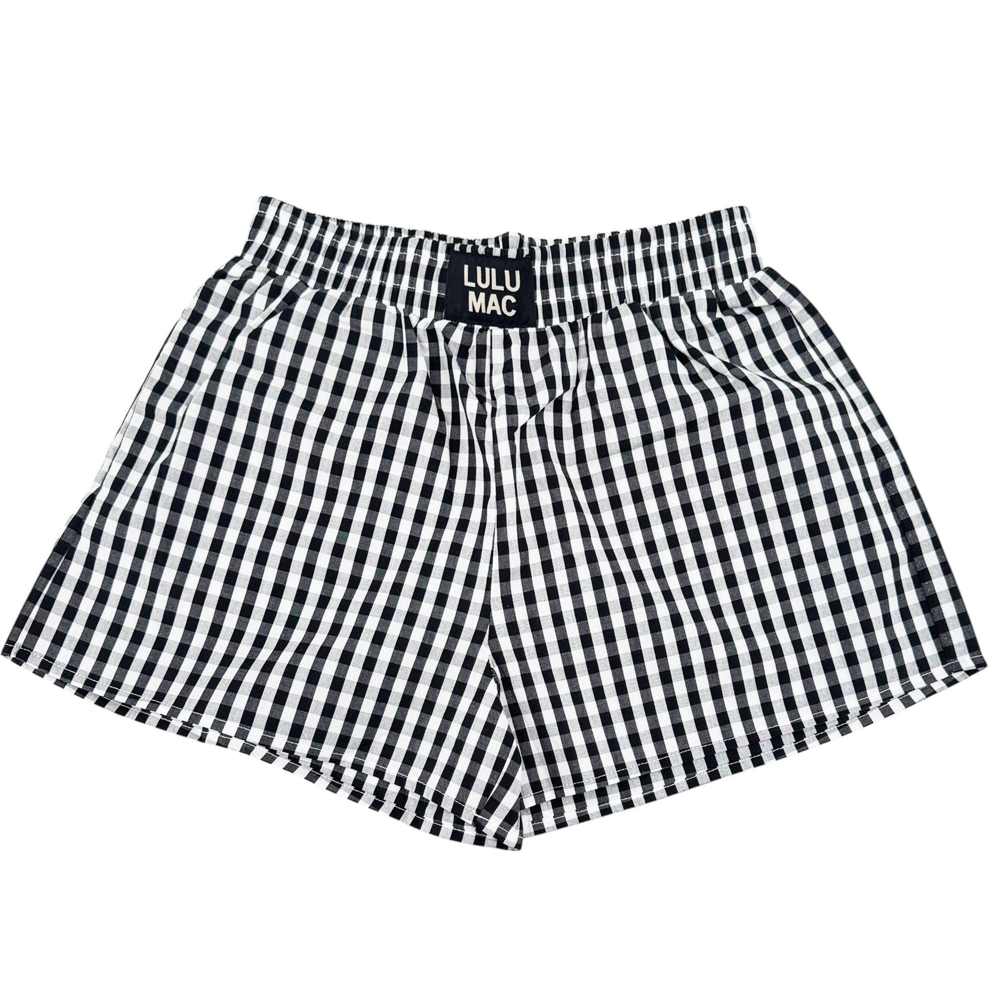 Bxgh-Black Gingham Boxer Short Unisex T-shirt, Sweatshirt, Hoodie, Long Sleeve Tee - T-Shirt, Sweatshirt, Hoodie