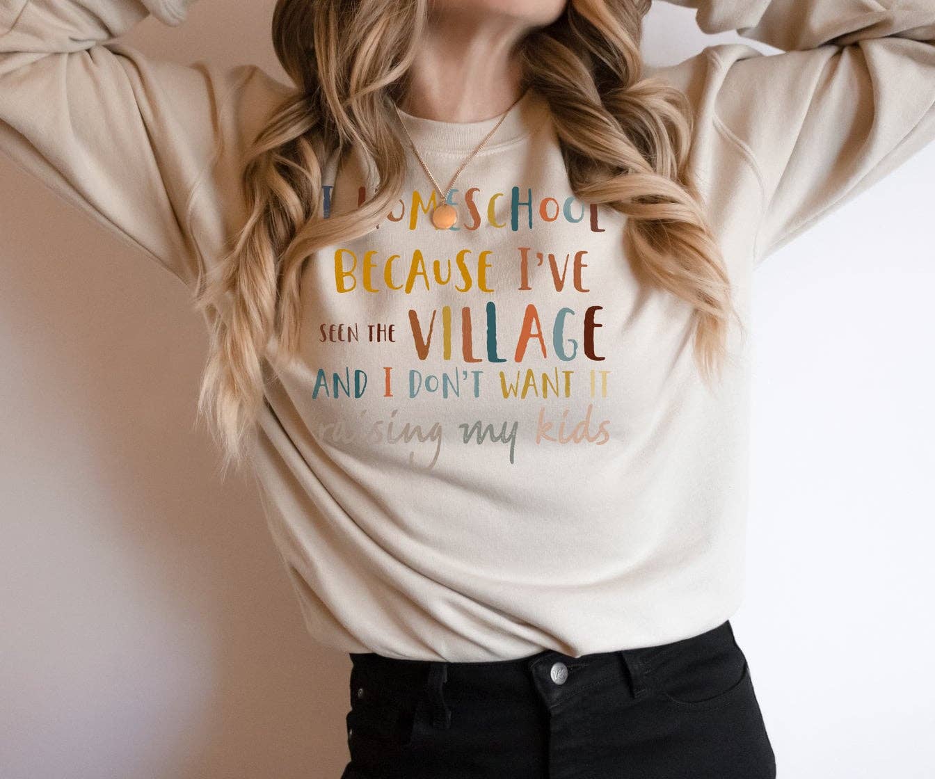 I Homeschool Because IVe Seen the Village Conservative Unisex T-shirt, Sweatshirt, Hoodie, Long Sleeve Tee - T-Shirt, Sweatshirt, Hoodie