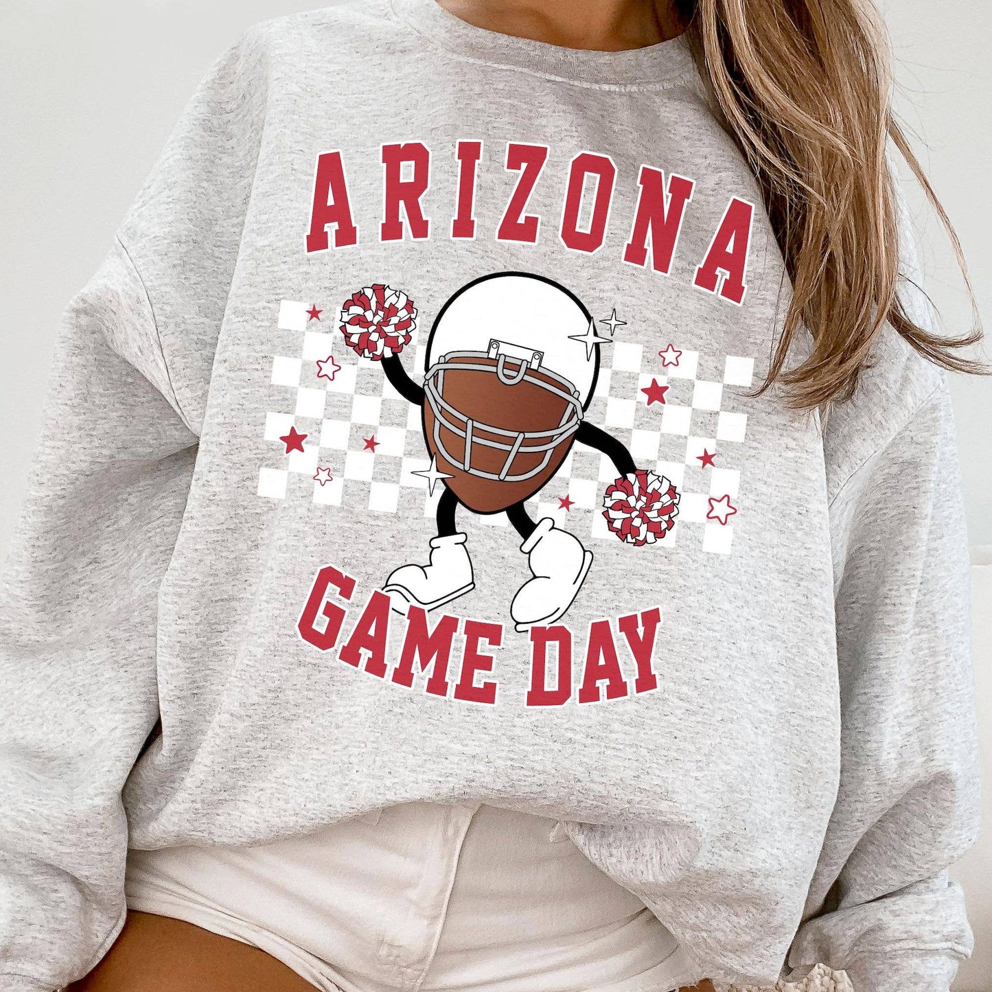 Arizona Cardinal Game Day Sweatshirt, Arizona Football Unisex T-shirt, Sweatshirt, Hoodie, Long Sleeve Tee - T-Shirt, Sweatshirt, Hoodie