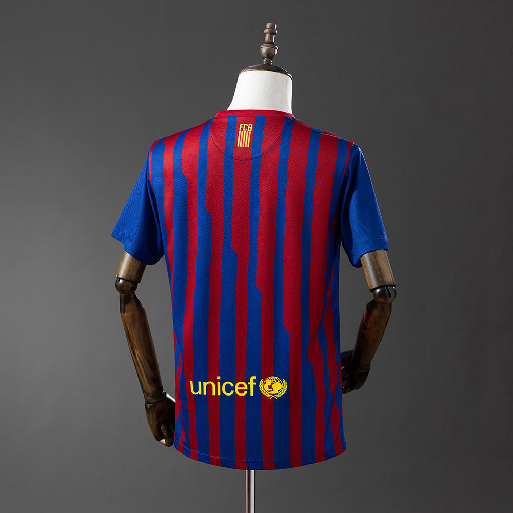 Barcelona 11/12 Home Retro Jersey sports jersey product view 2