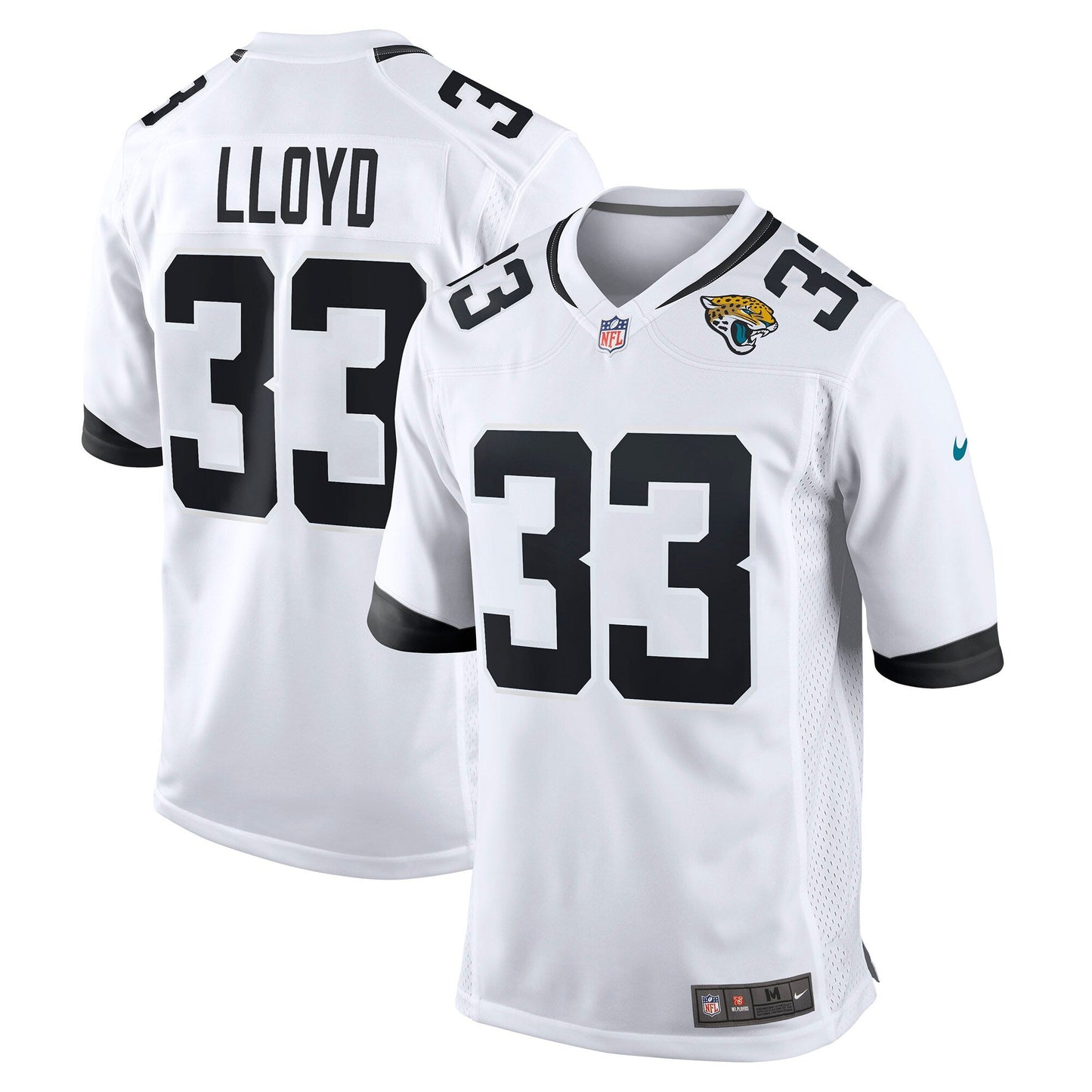 Devin Lloyd Jacksonville Jaguars Away Game Jersey - White football jersey product view 1