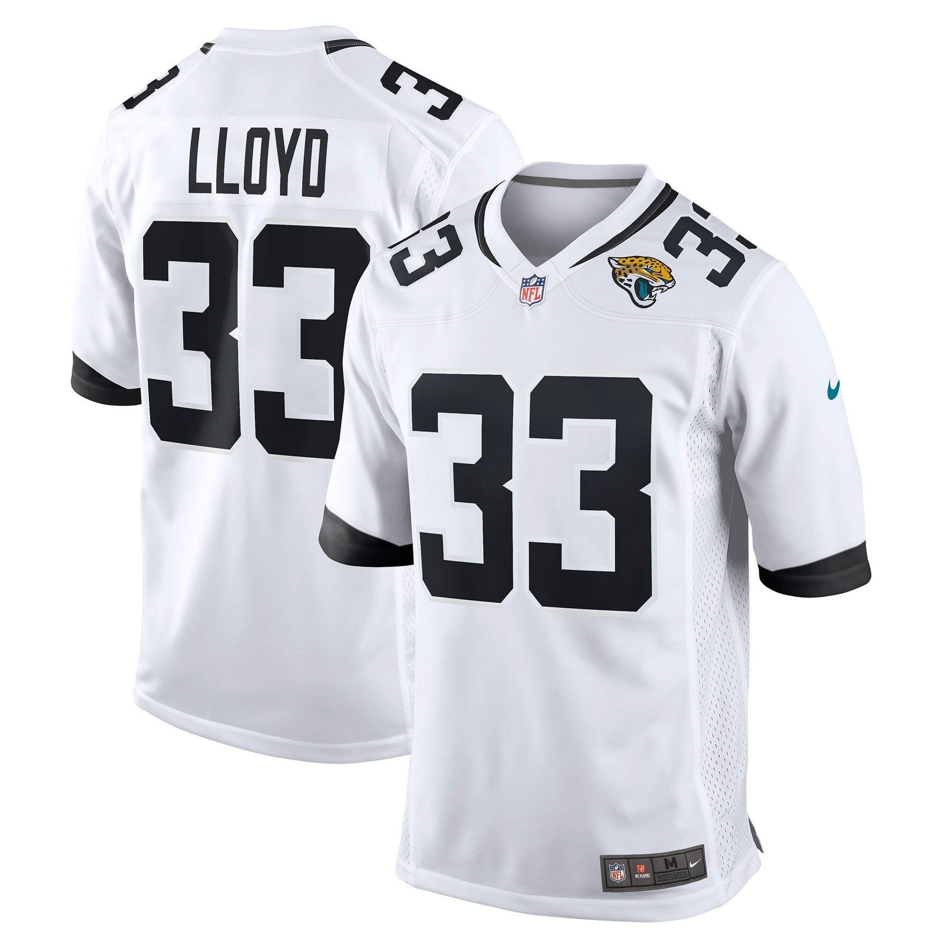 Devin Lloyd Jacksonville Jaguars Away Game Jersey - White football jersey product view 1